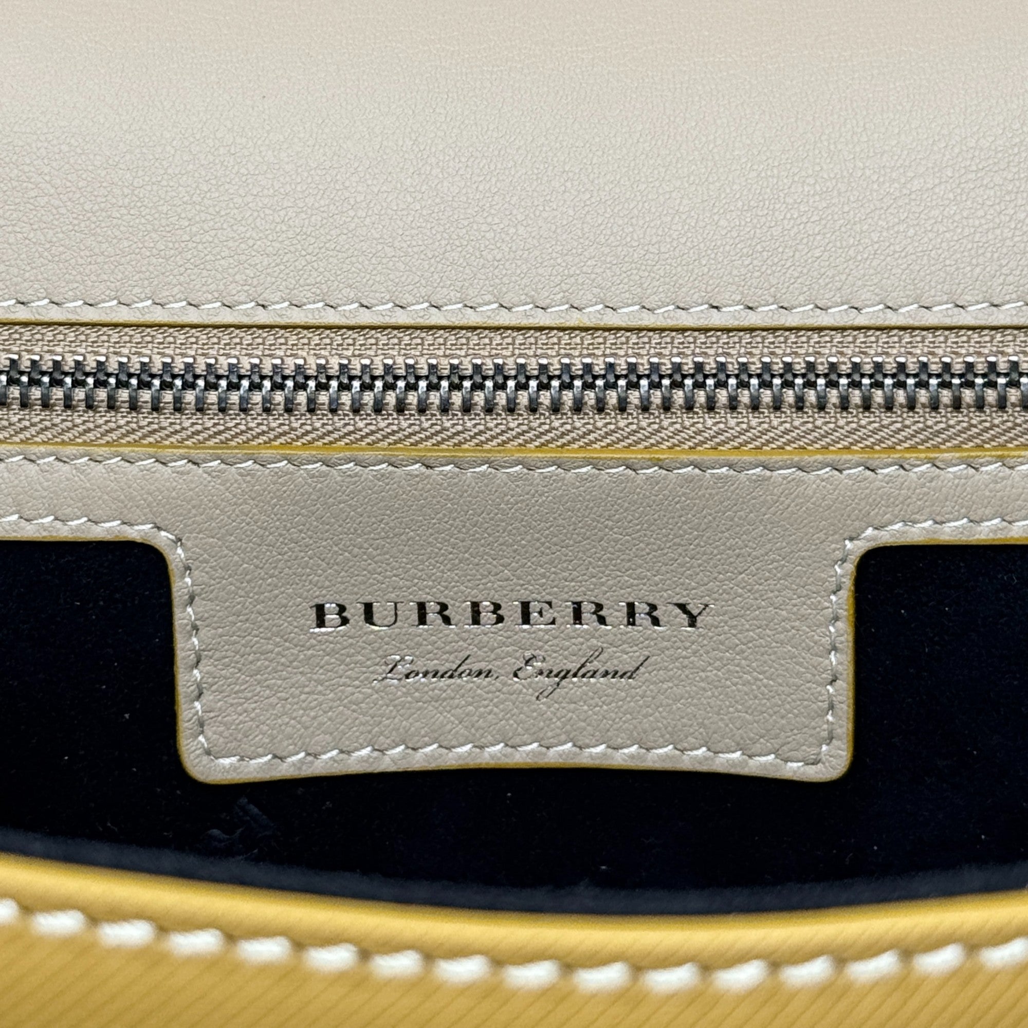 Burberry Ochre Medium Trench Top Handle Bag