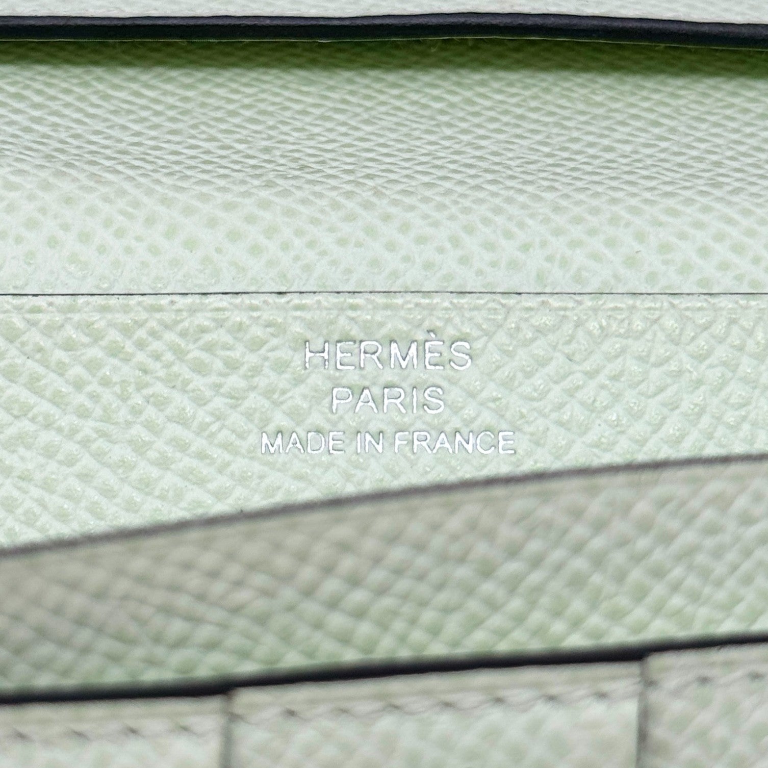 Hermes Vert Fizz Epsom Bearn Wallet