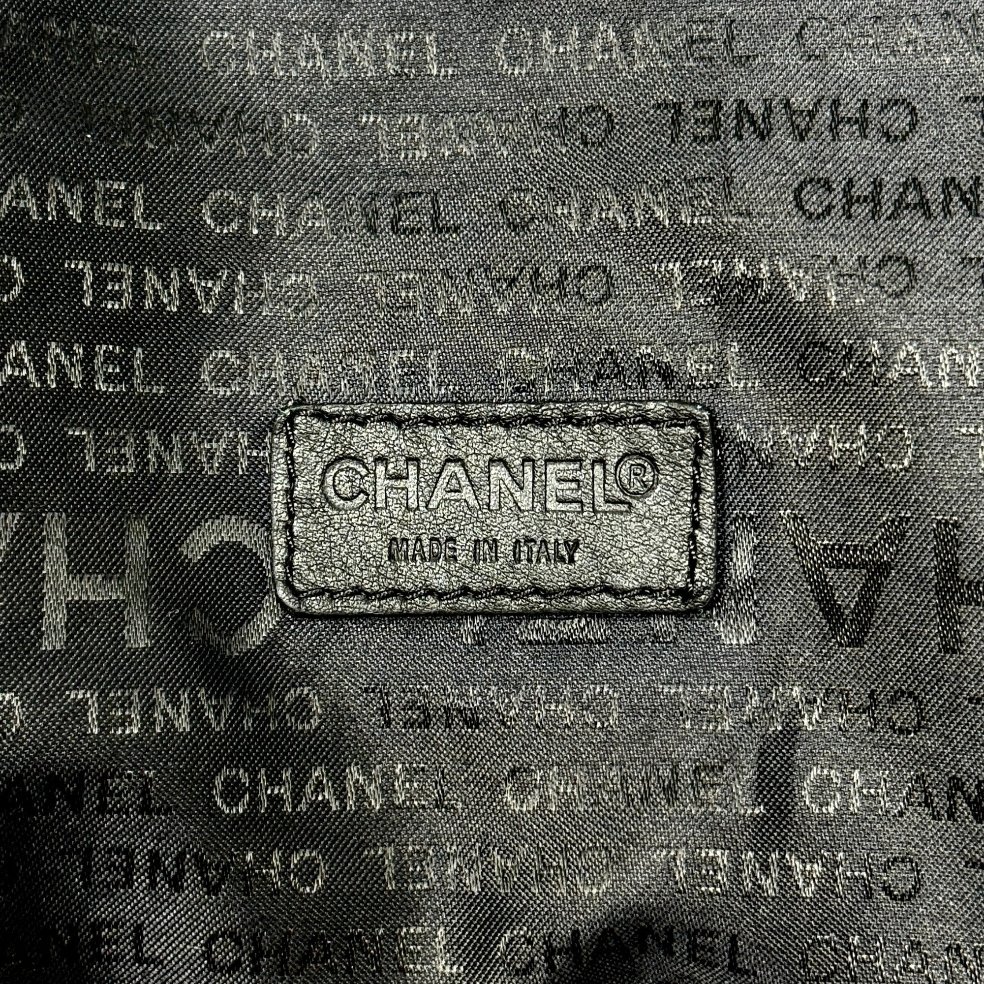 Chanel Beige Nylon Sports Duffle