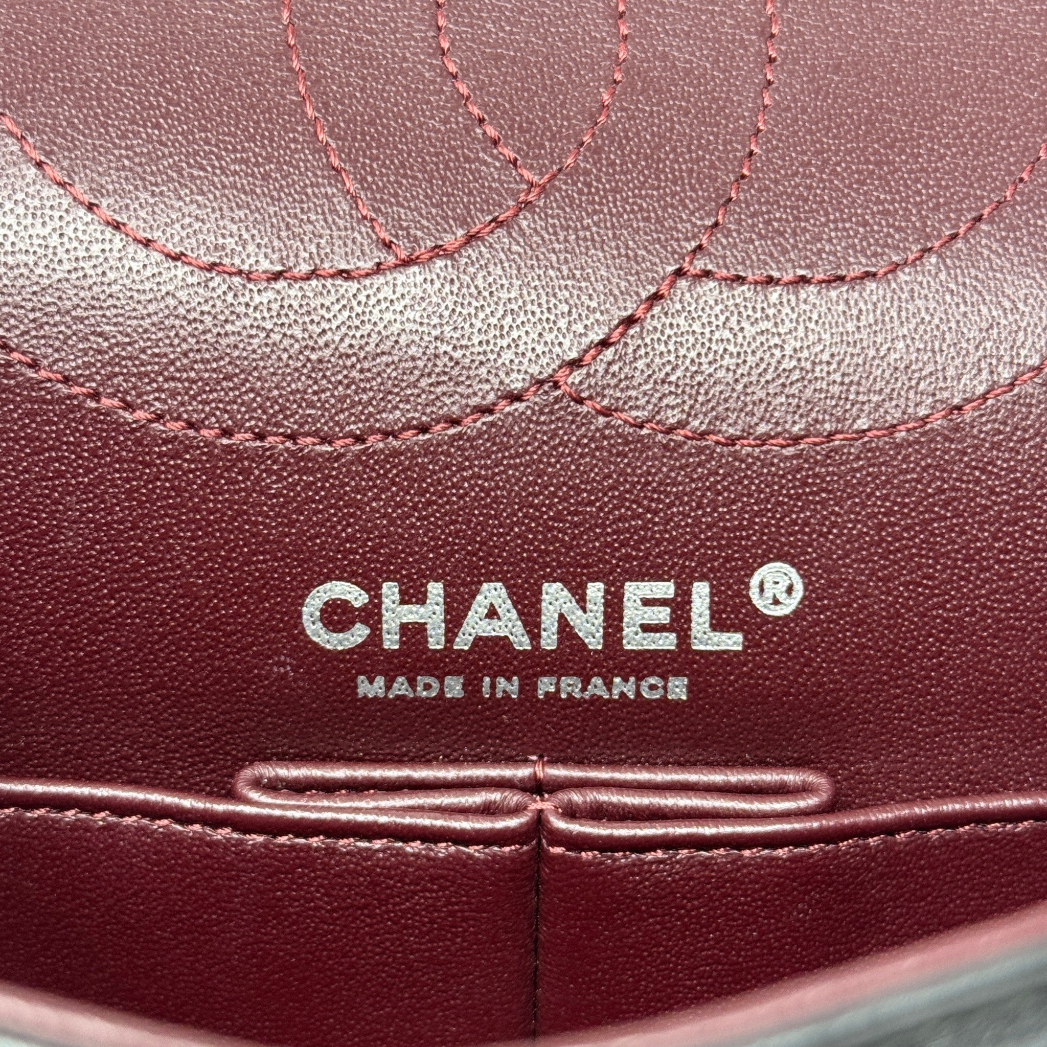 Chanel Black Crinkled 2.55 Reissue 225