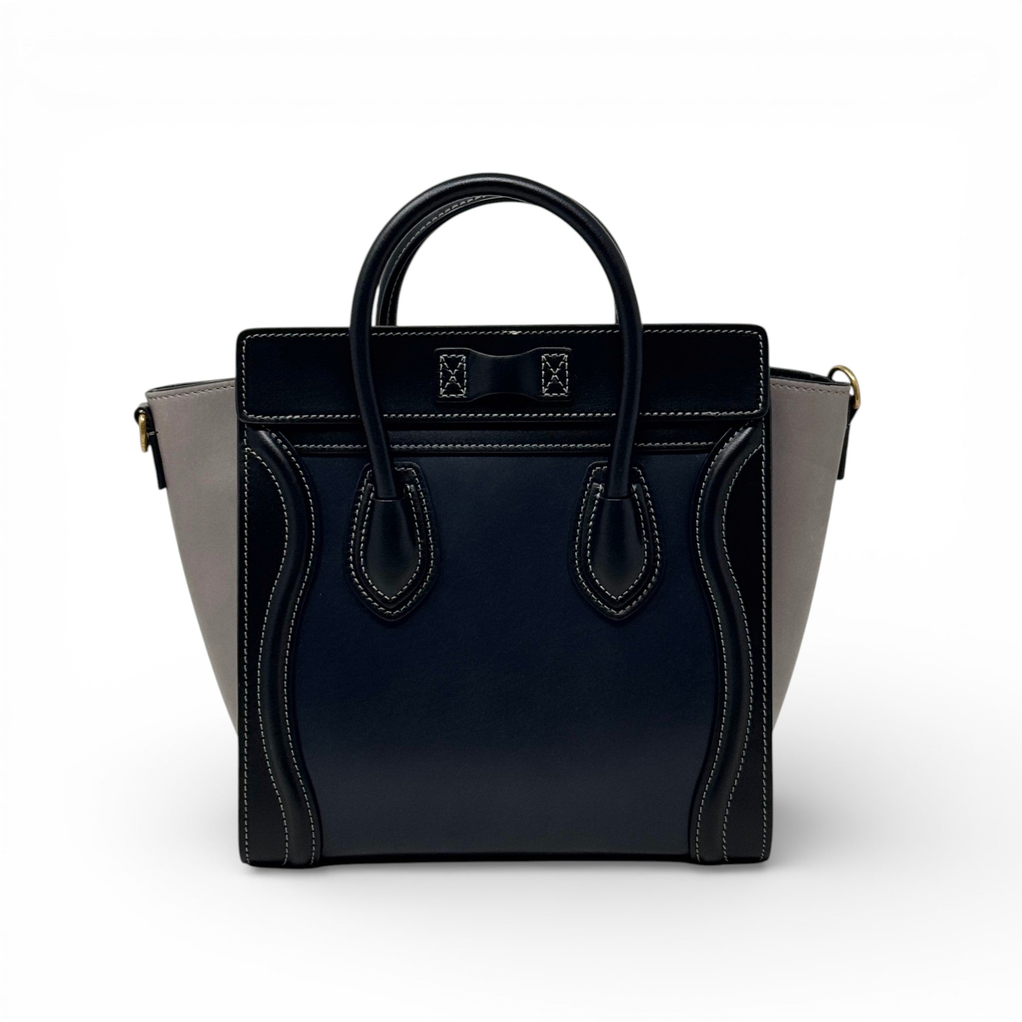 Celine Navy Nano Luggage Bag
