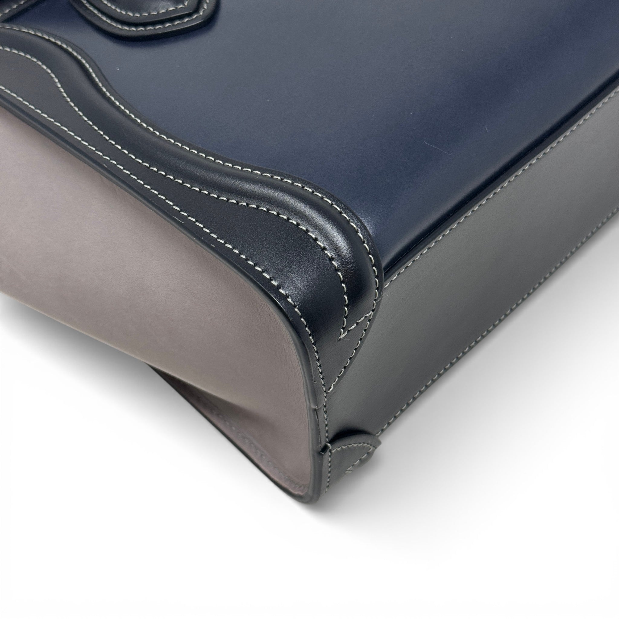 Celine Navy Nano Luggage Bag