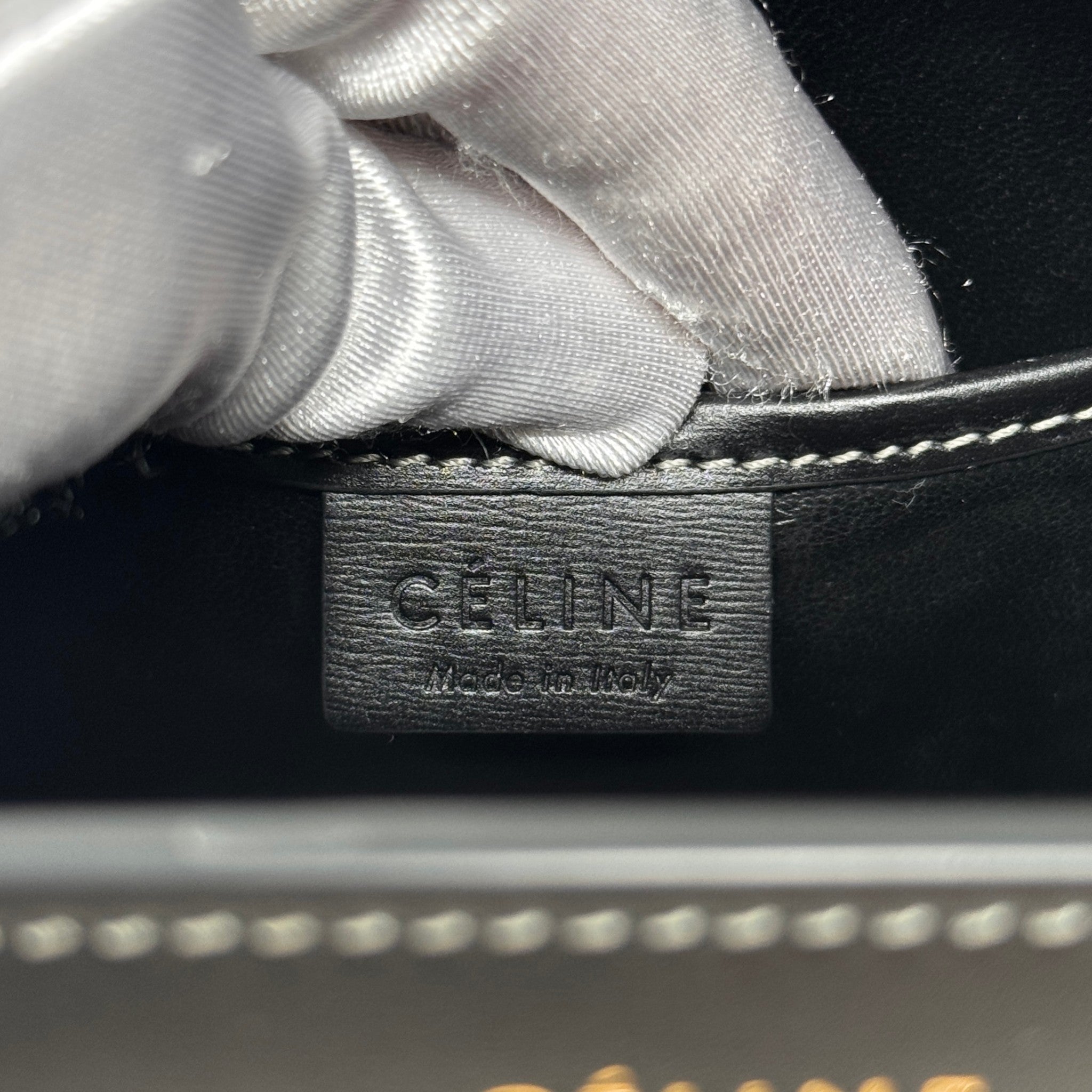 Celine Navy Nano Luggage Bag