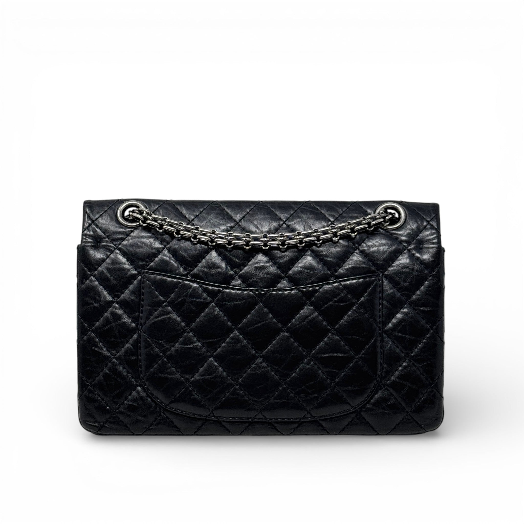Chanel Black Calfskin 2.55 Reissue 225