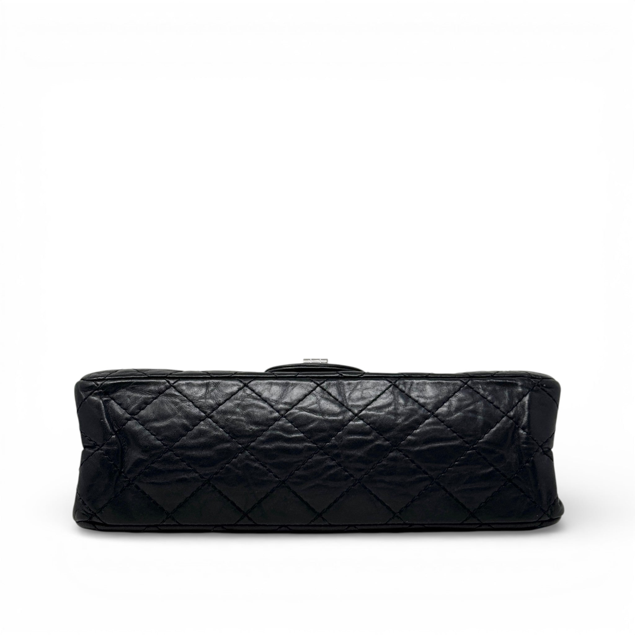 Chanel Black Calfskin 2.55 Reissue 225