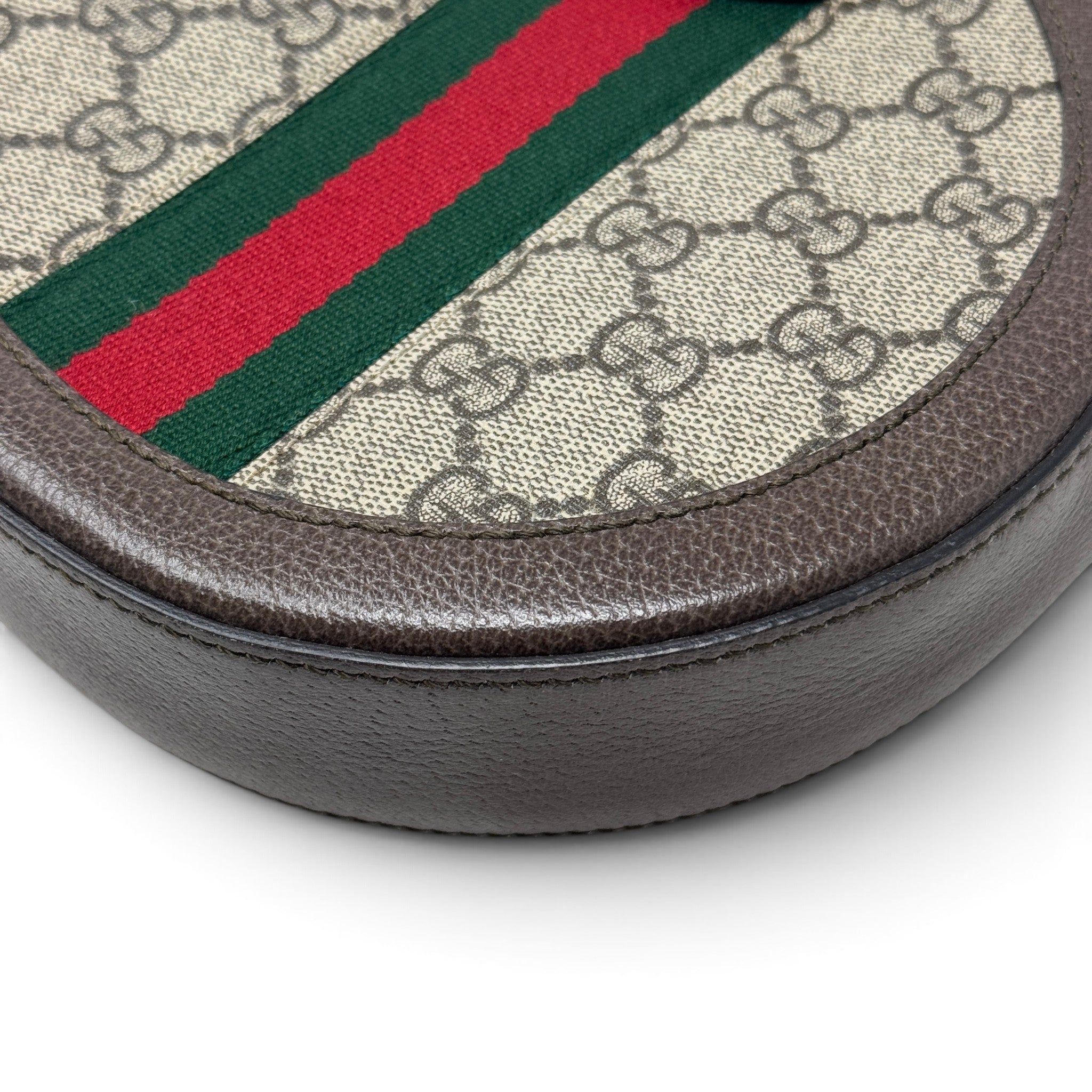 Gucci GG Supreme Ophidia Mini Round Shoulder Bag