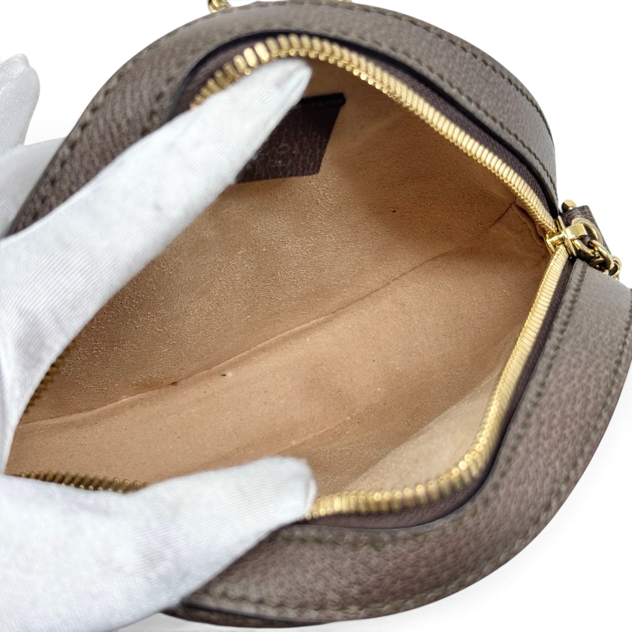 Gucci GG Supreme Ophidia Mini Round Shoulder Bag