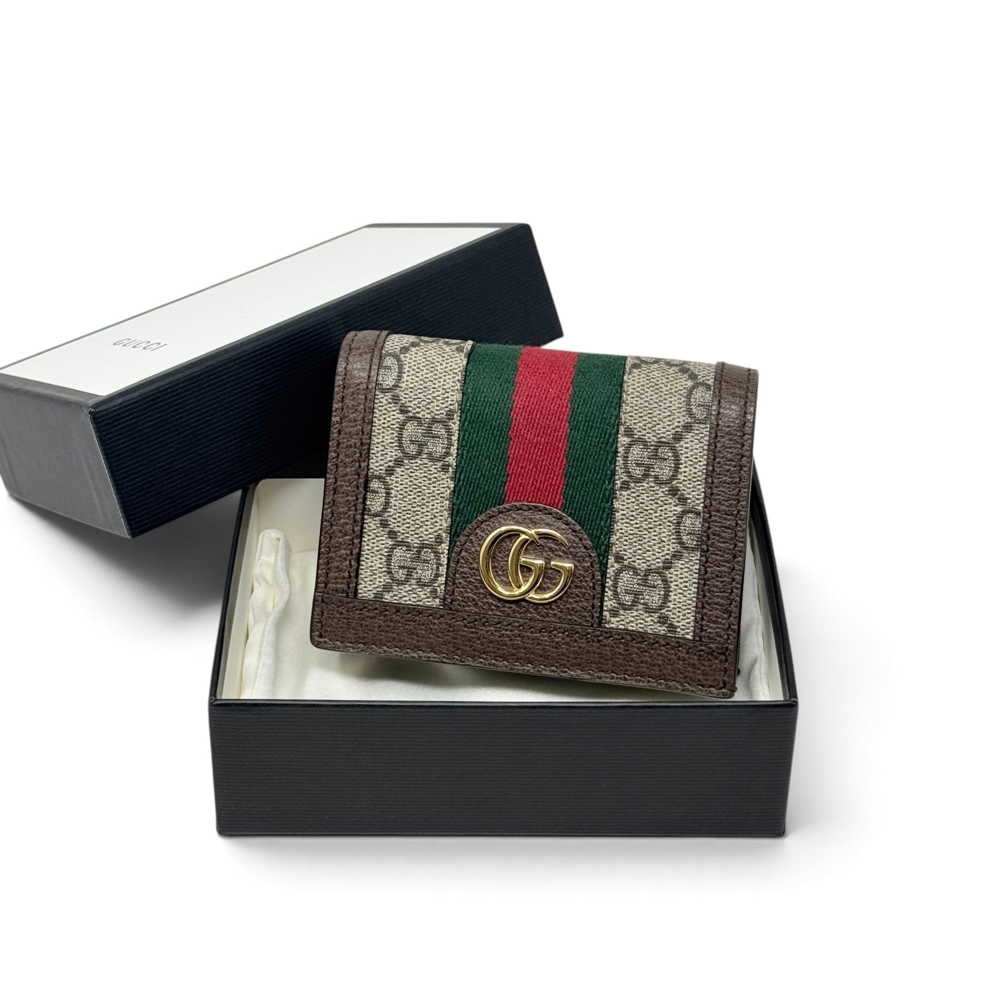 Gucci GG Supreme Ophidia Card Case Wallet