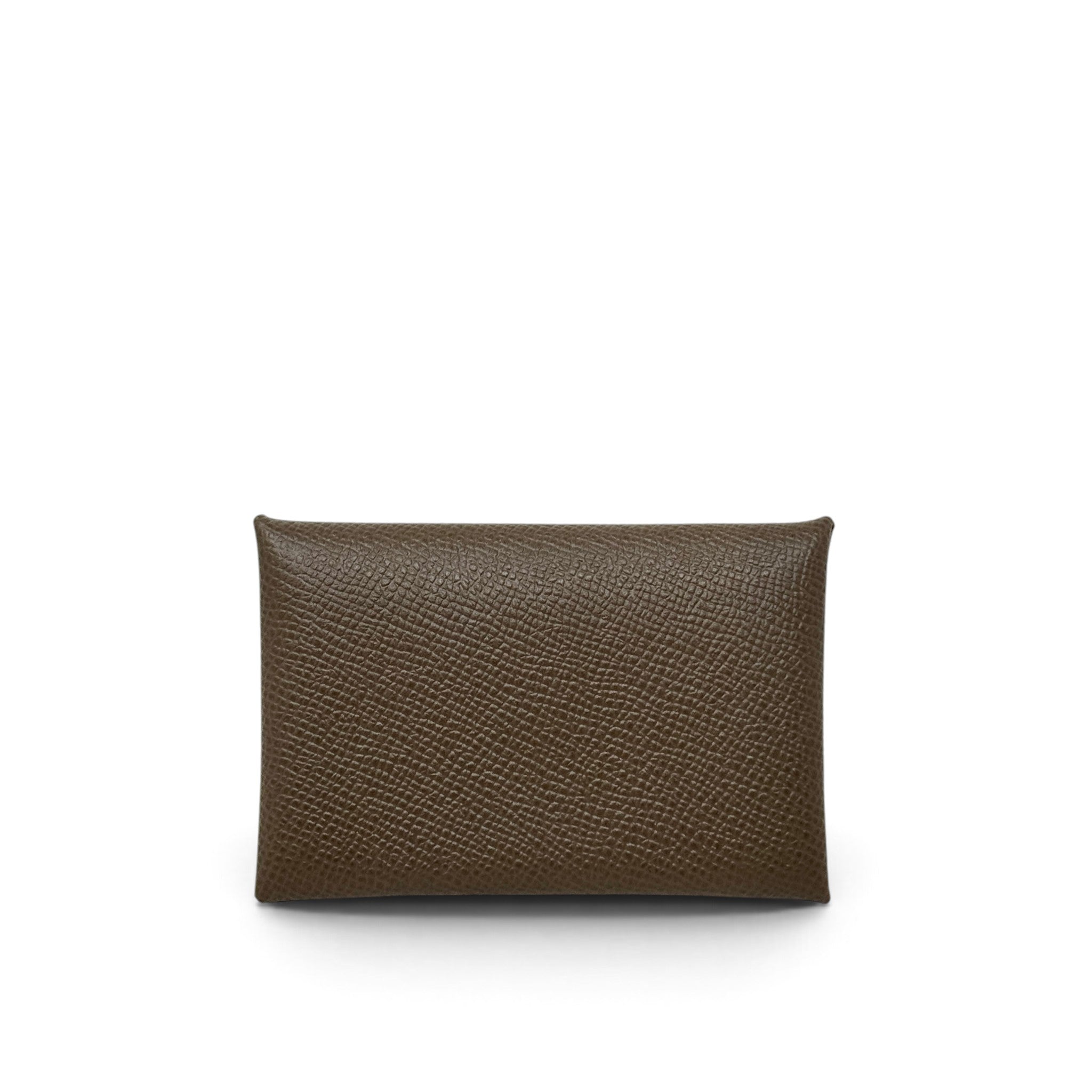 Hermes Etoupe Epsom Calvi Card Holder