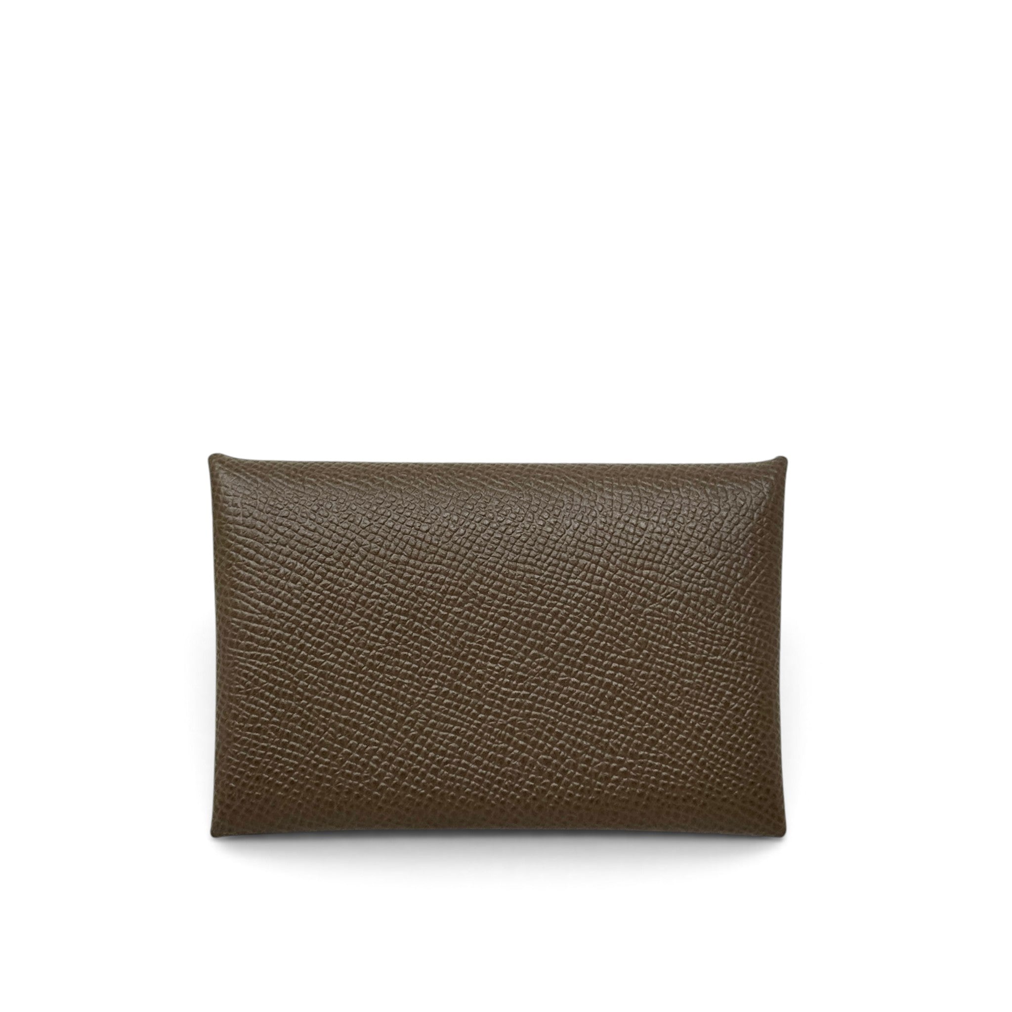 Hermes Etoupe Epsom Calvi Card Holder