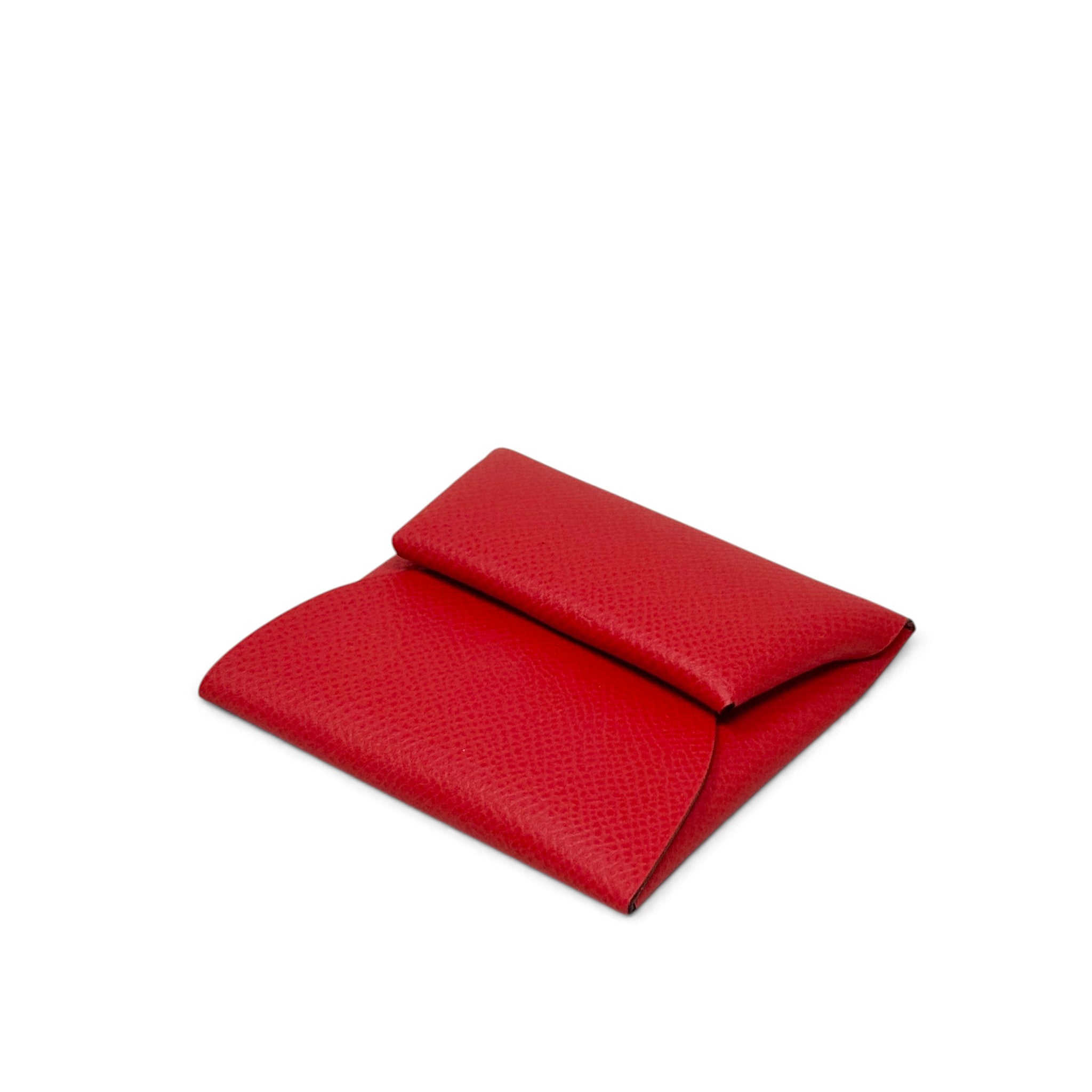 Hermes Rouge de Coeur Epsom Bastia Coin Purse