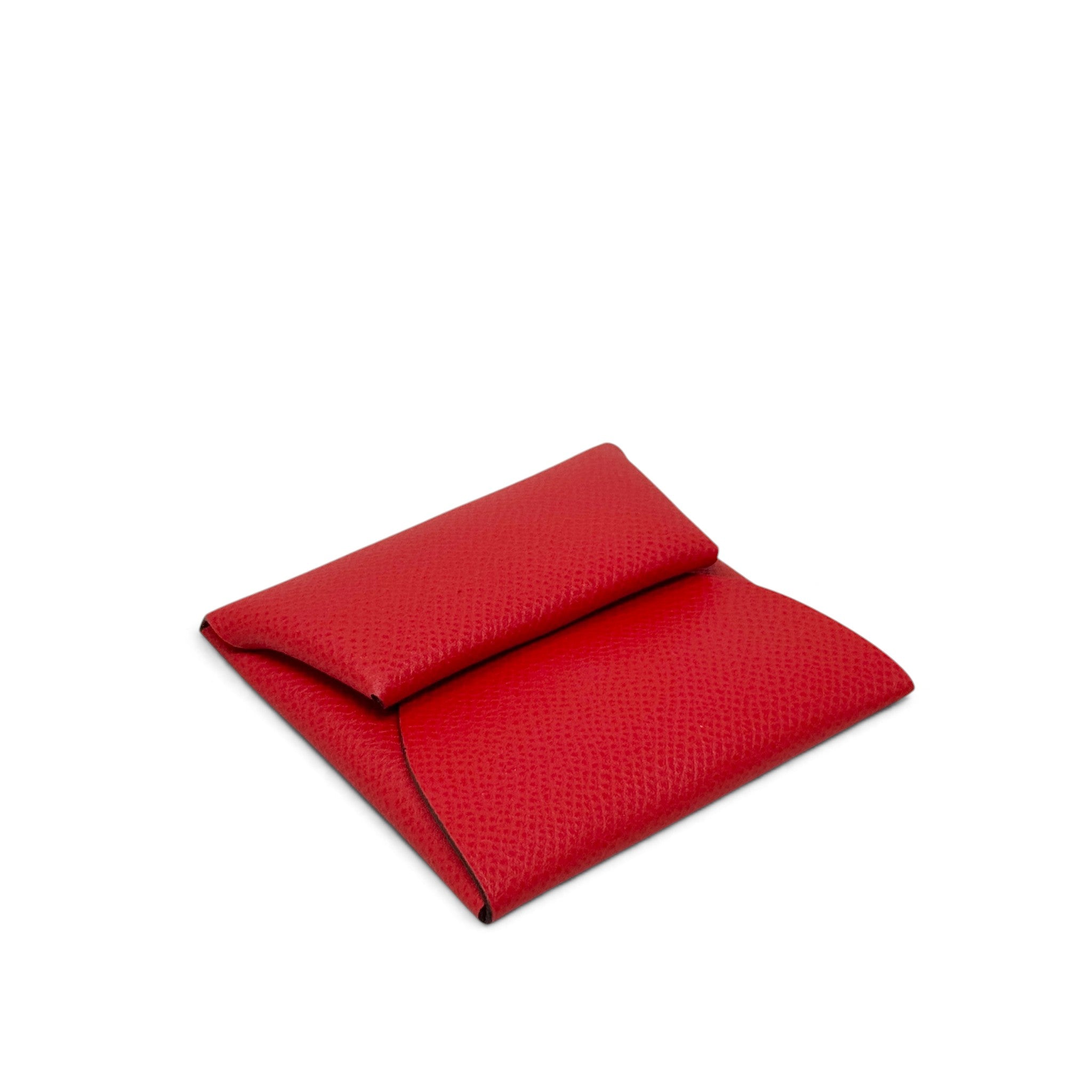 Hermes Rouge de Coeur Epsom Bastia Coin Purse