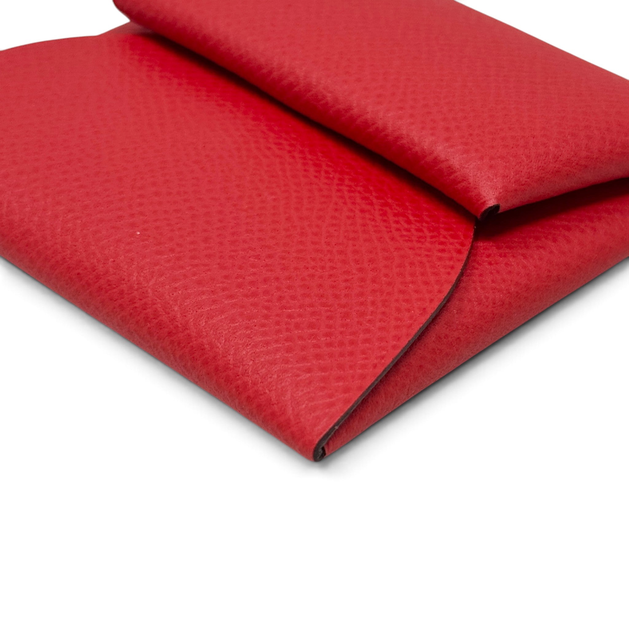 Hermes Rouge de Coeur Epsom Bastia Coin Purse