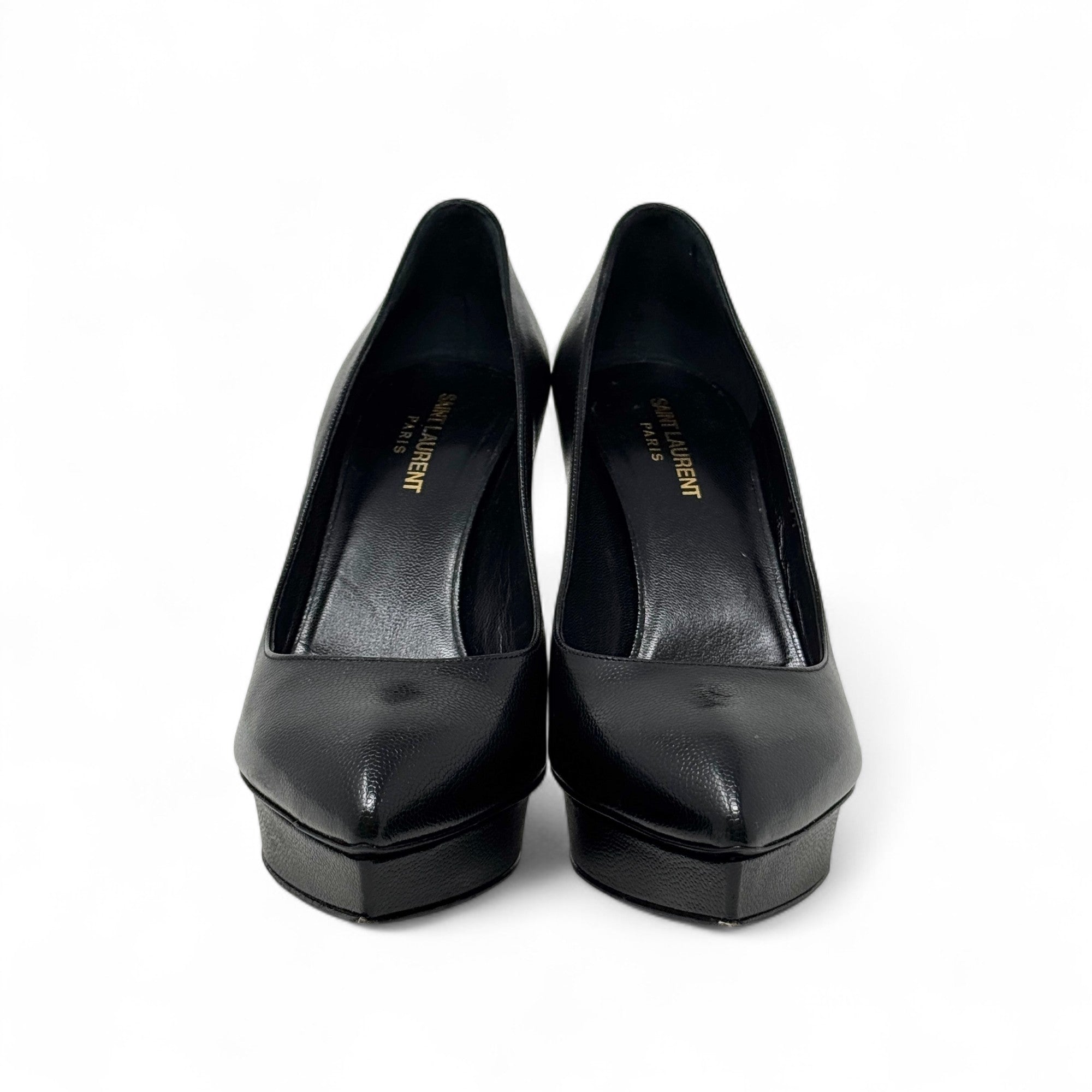 Saint Laurent Black Janis Pumps 39.5