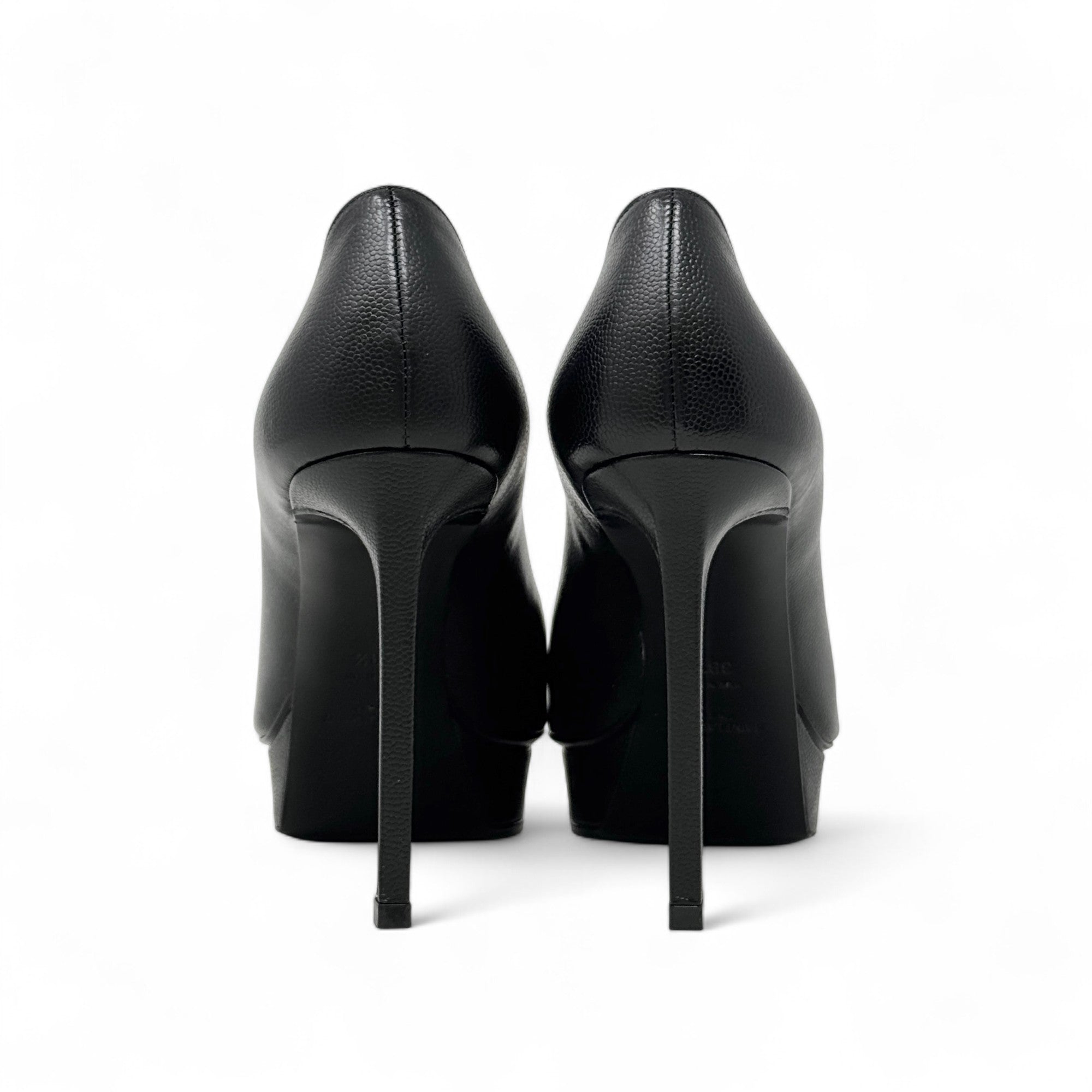 Saint Laurent Black Janis Pumps 39.5