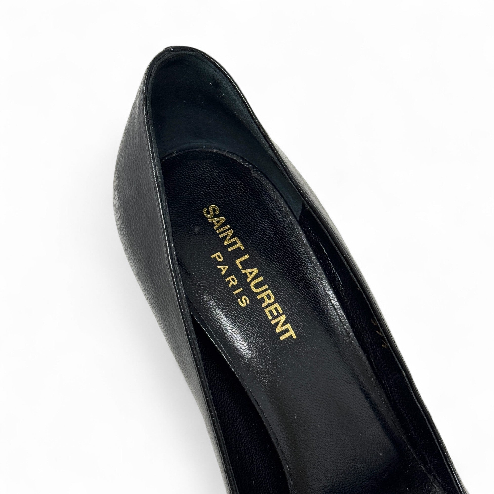 Saint Laurent Black Janis Pumps 39.5