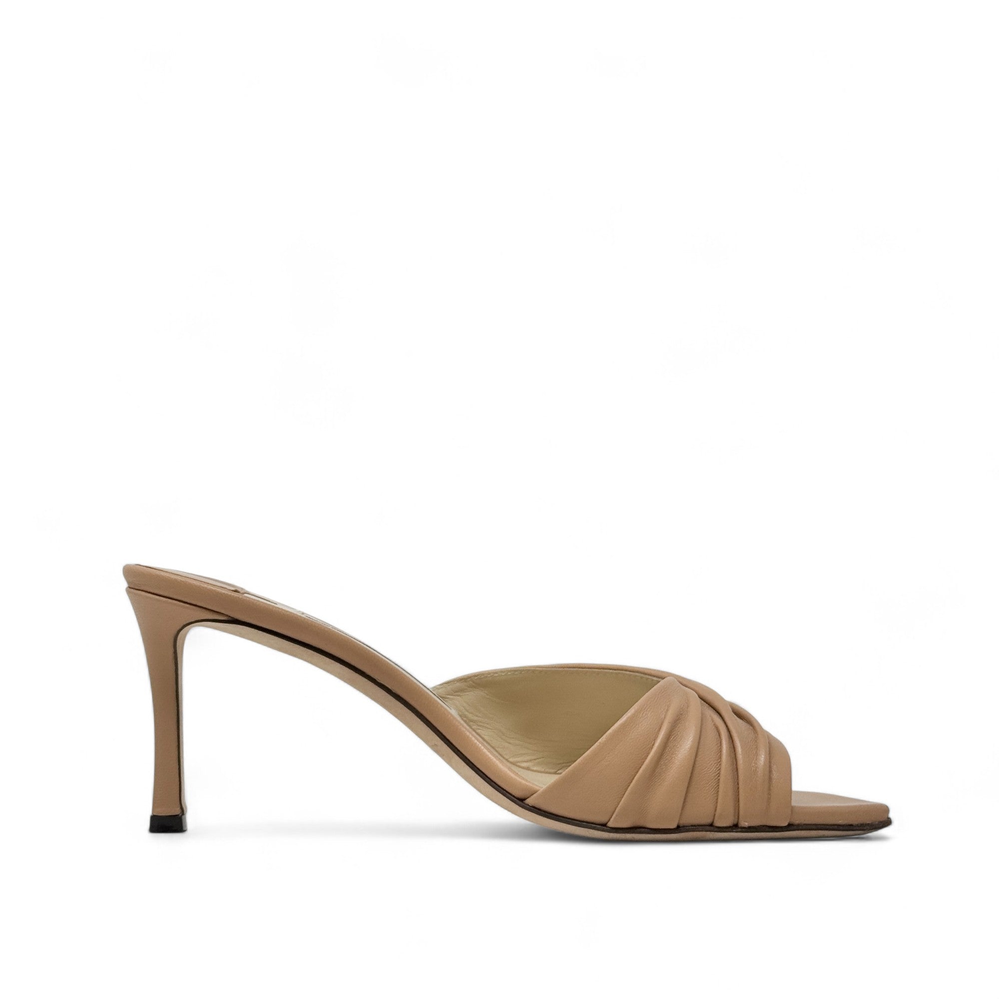 Jimmy Choo Beige Basil Mules 37.5