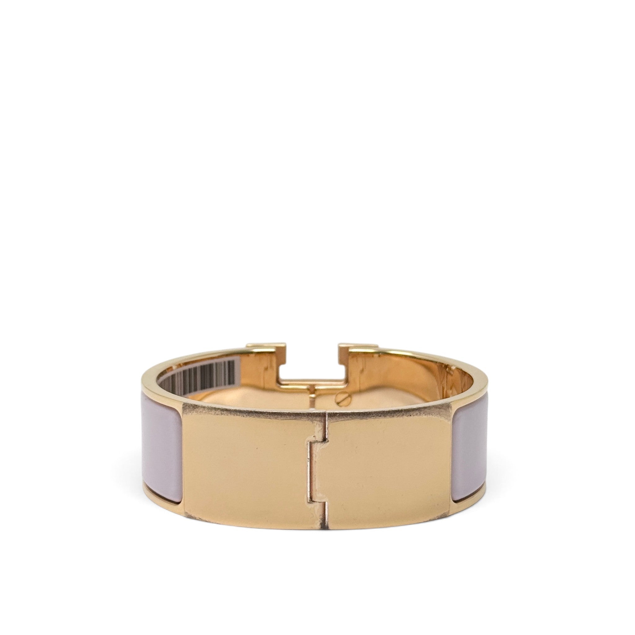 Hermes Rose Dragee Clic Clac H Bracelet GM