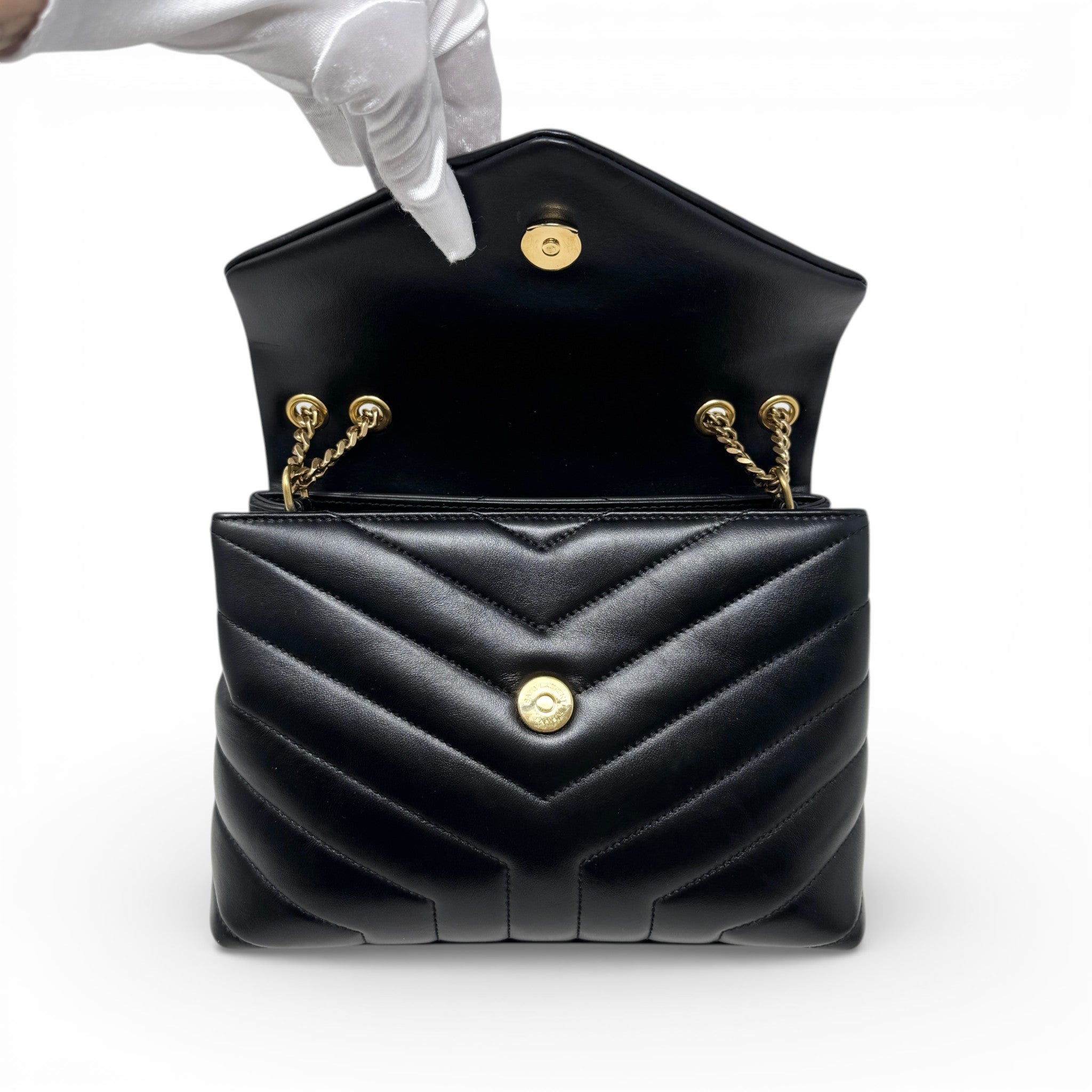 Saint Laurent Black Small LouLou Bag