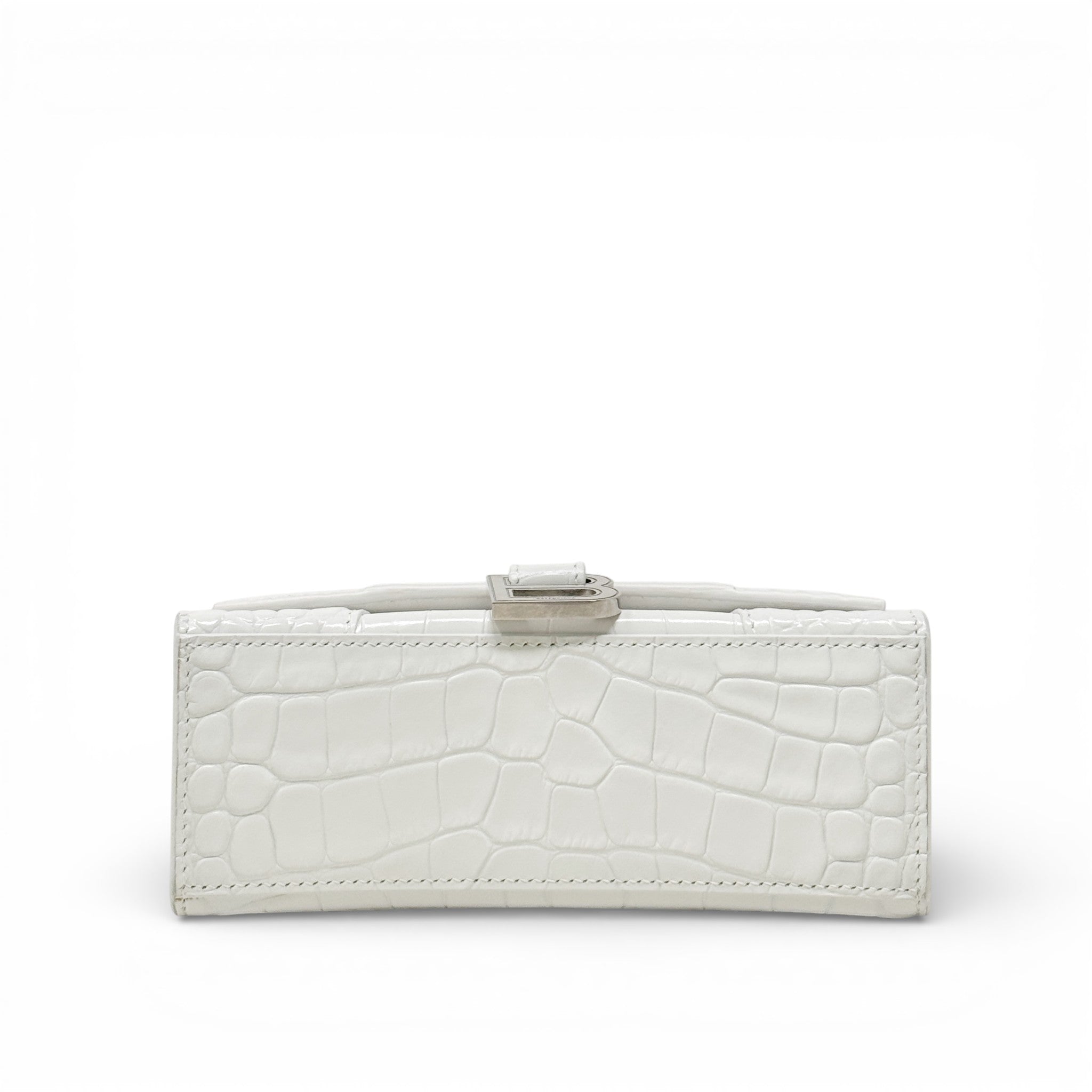 Balenciaga White XS Hourglass Bag