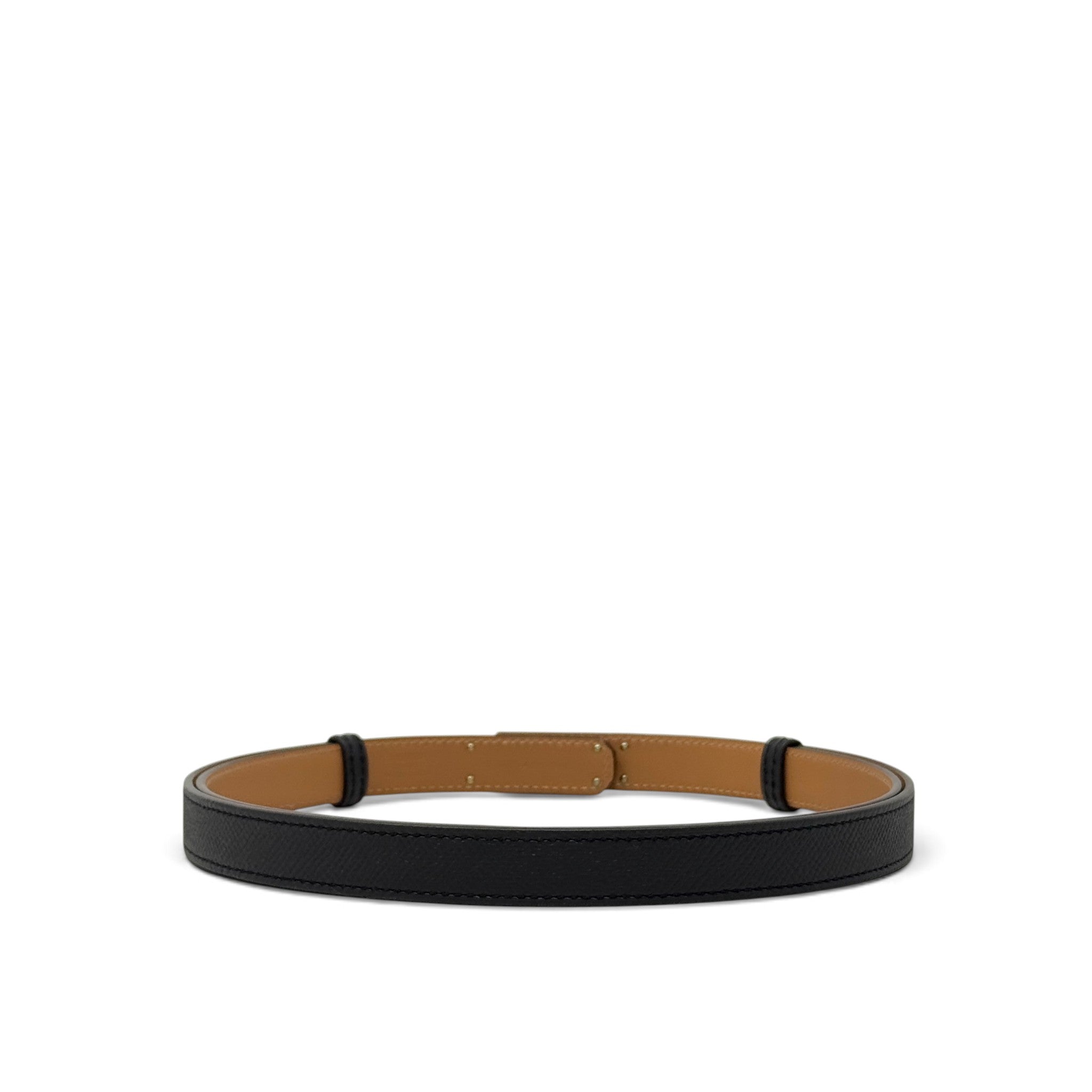 Hermes Noir Epsom Kelly Pocket 18 Belt