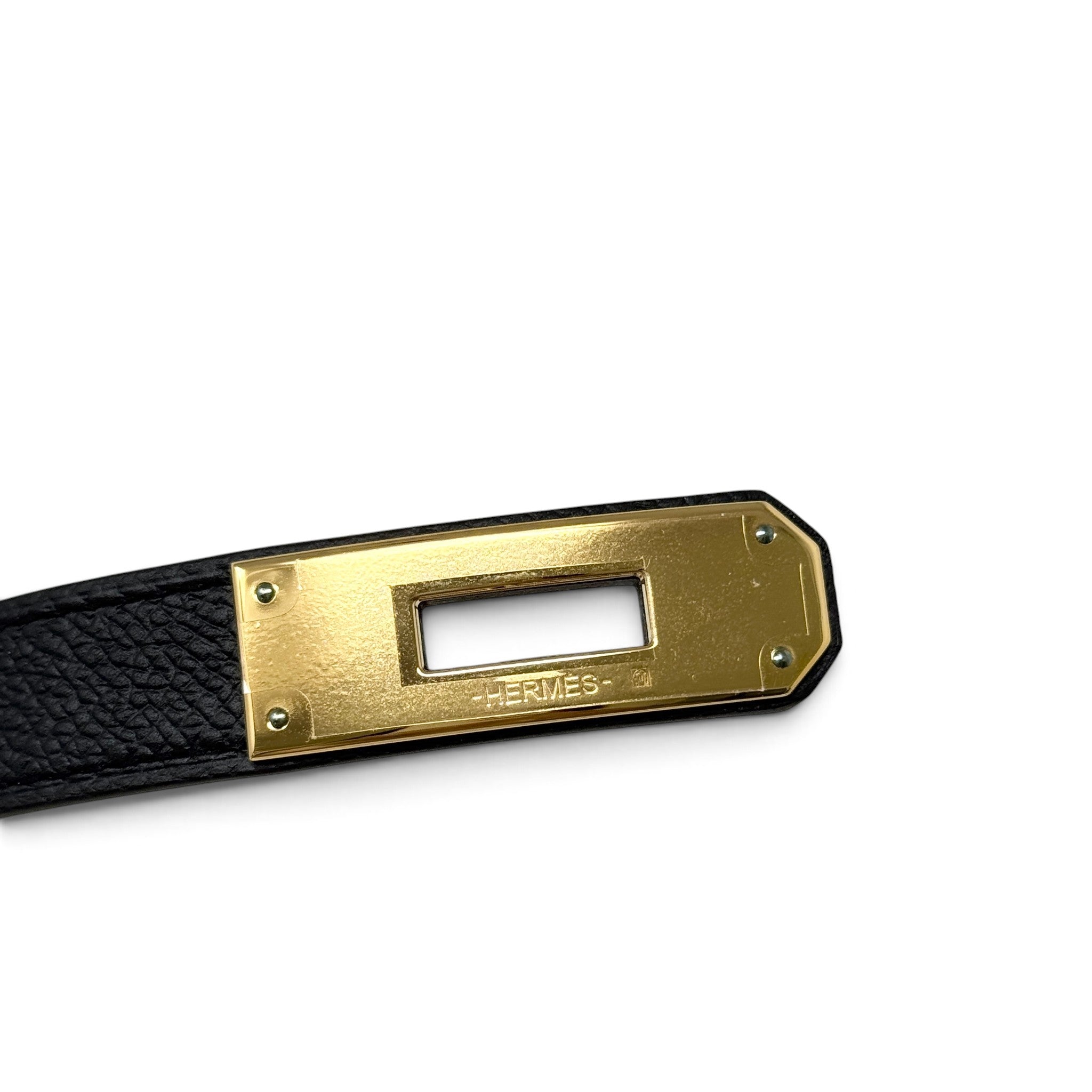 Hermes Noir Epsom Kelly Pocket 18 Belt