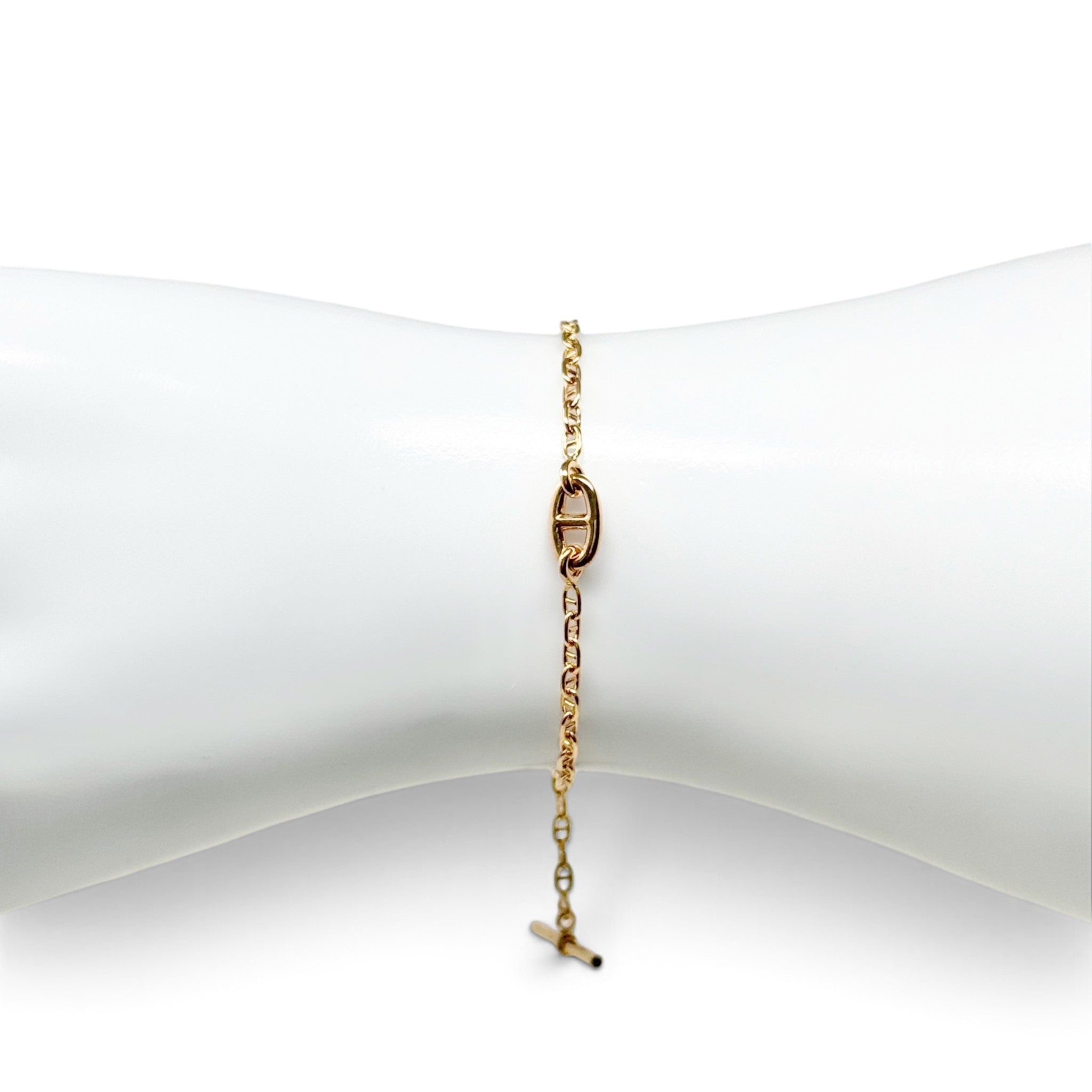 Hermes Rose Gold Farandole Bracelet