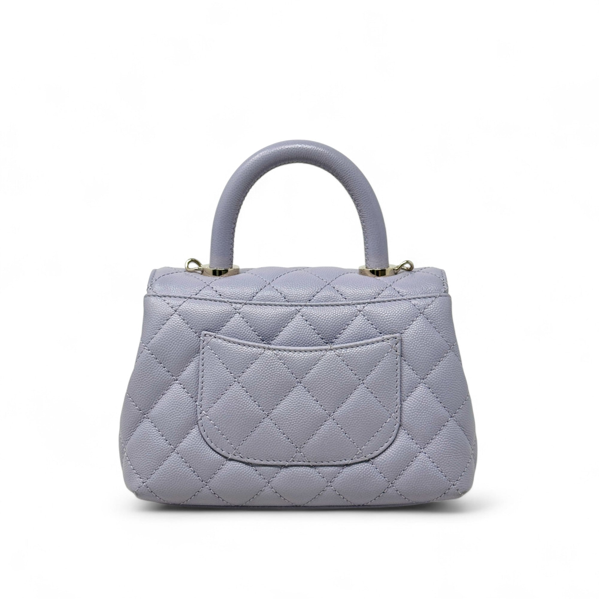 Chanel Purple Extra Mini Coco Handle