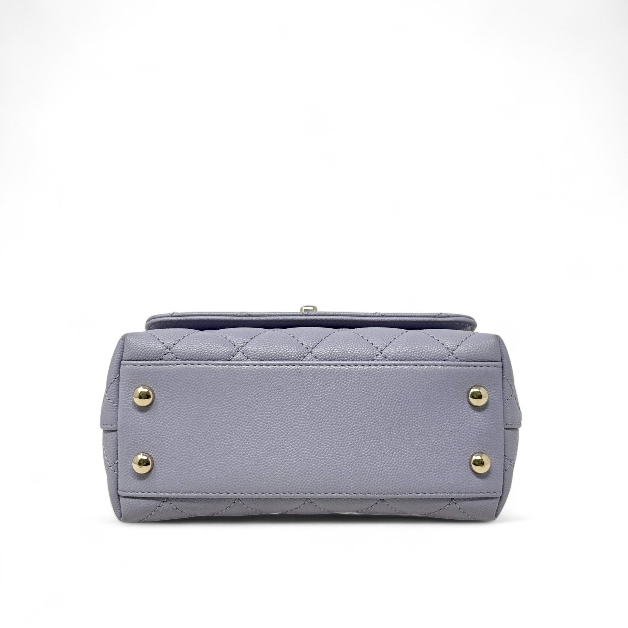 Chanel Purple Extra Mini Coco Handle