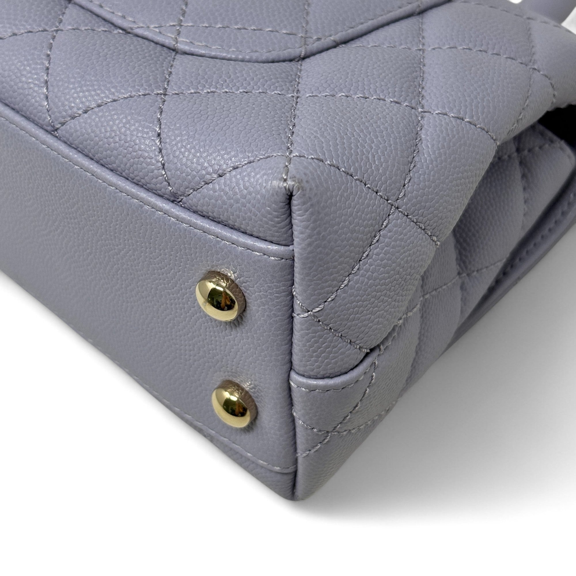 Chanel Purple Extra Mini Coco Handle