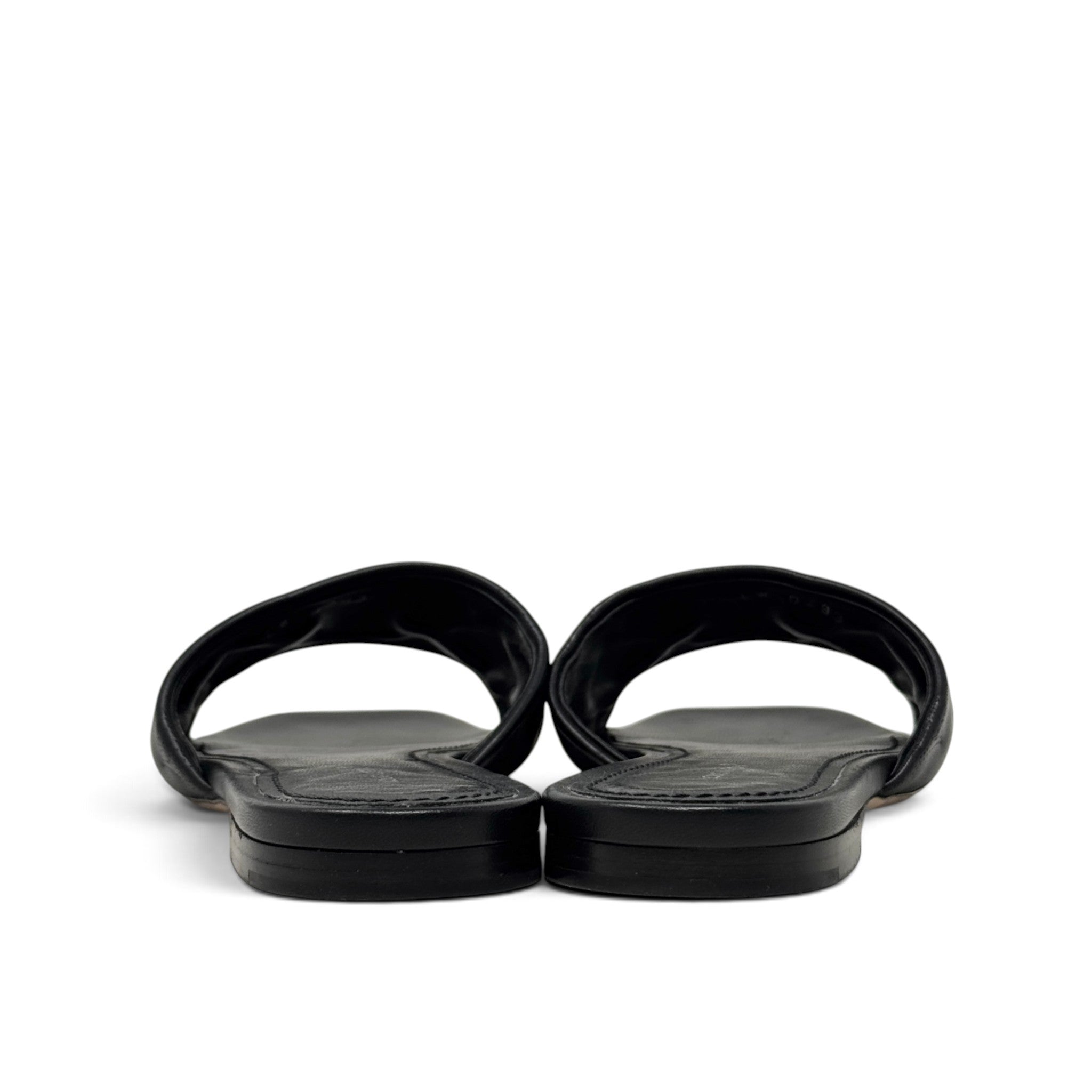 Louis Vuitton Black Neo Revival Mules 37