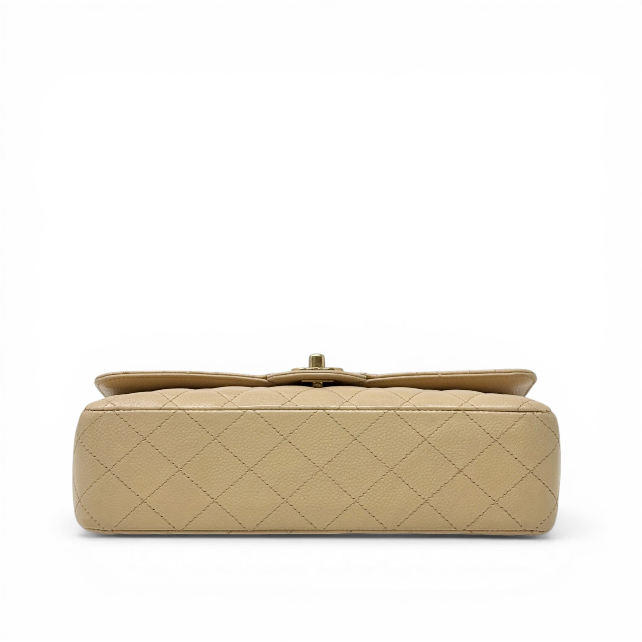 Chanel Beige Medium Classic Flap