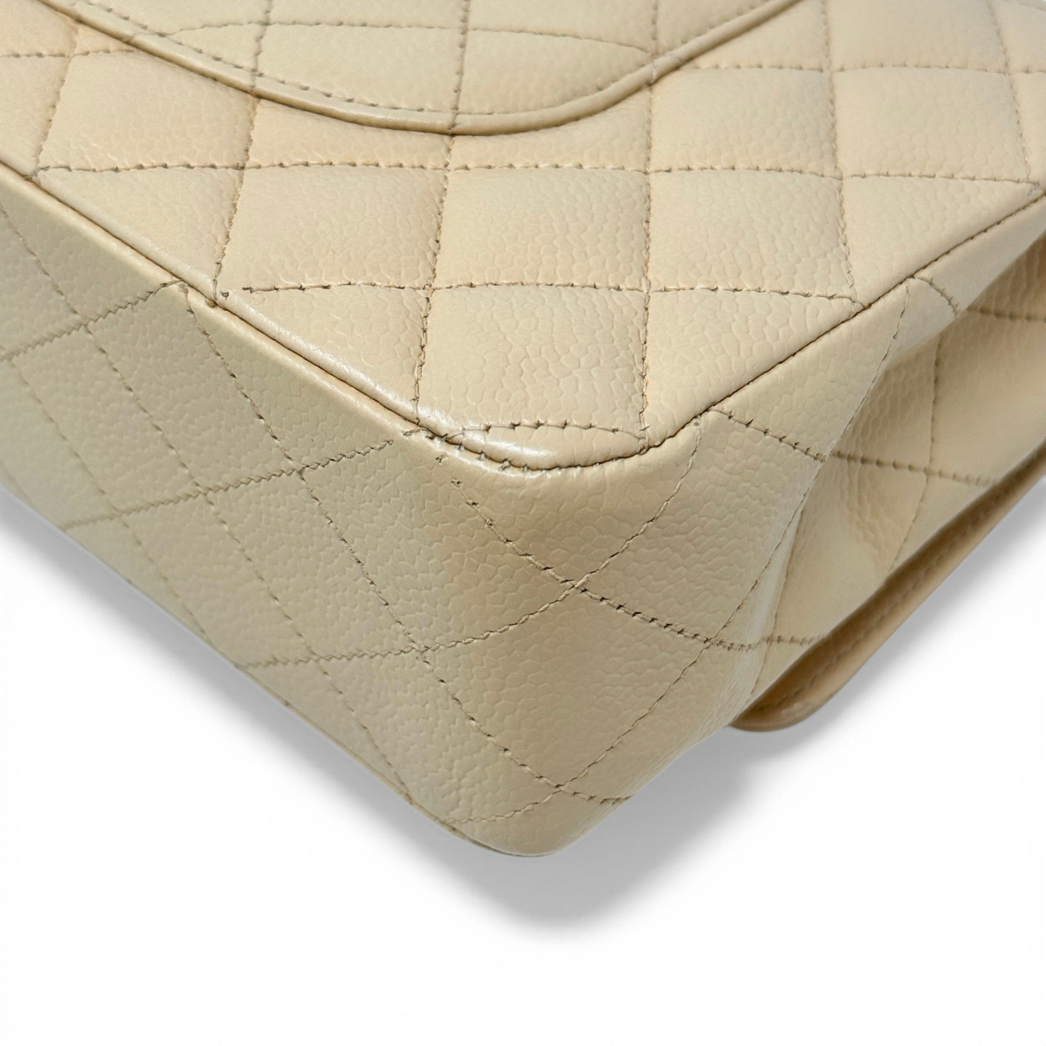 Chanel Beige Medium Classic Flap