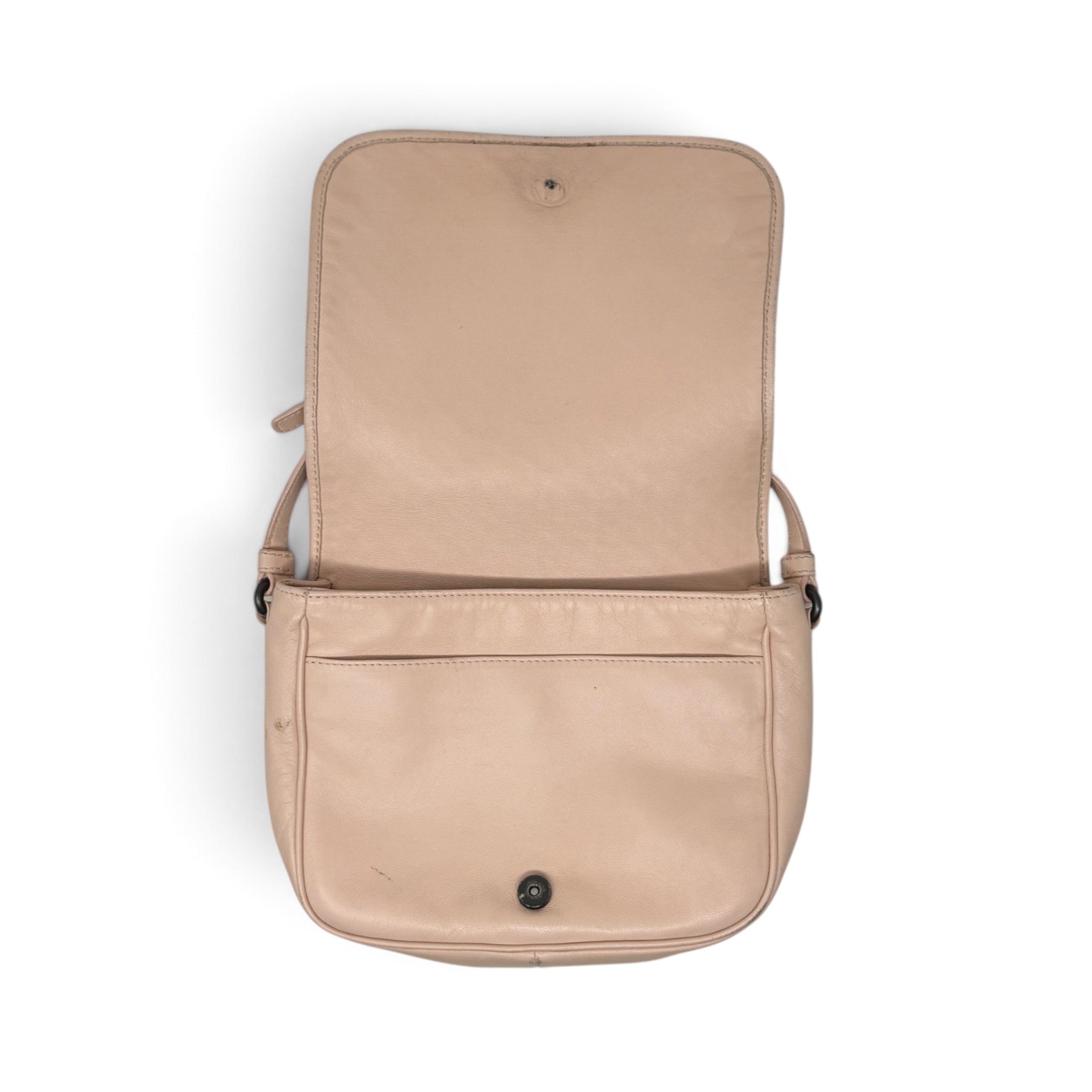 Bottega Veneta Beige Intrecciato Flap Crossbody