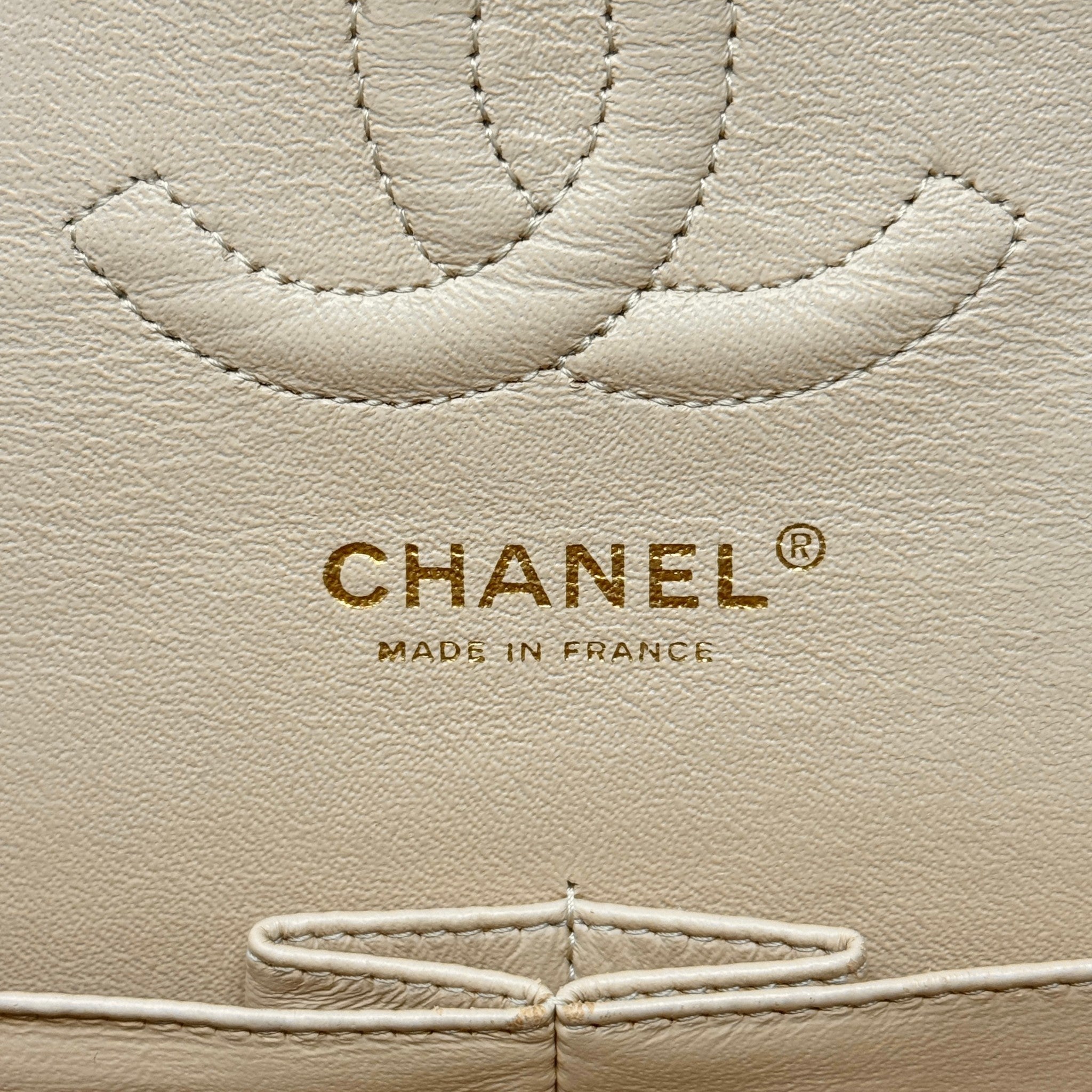 Chanel Beige Medium Classic Flap