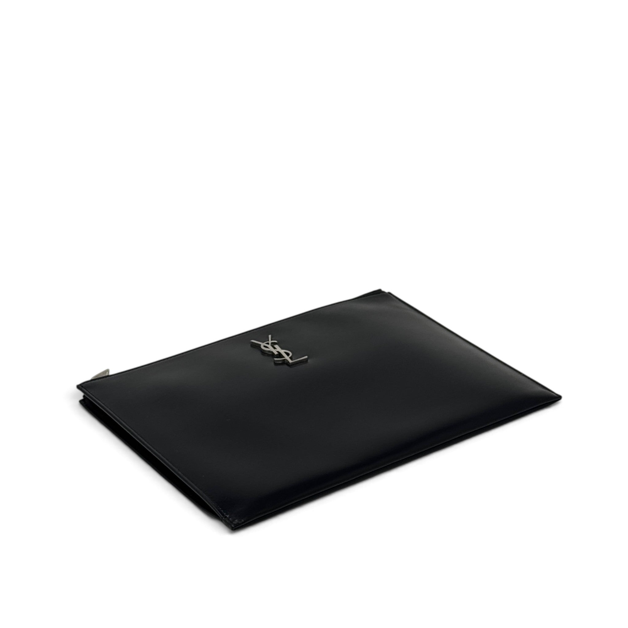 Saint Laurent Black Large Tablet Pouch