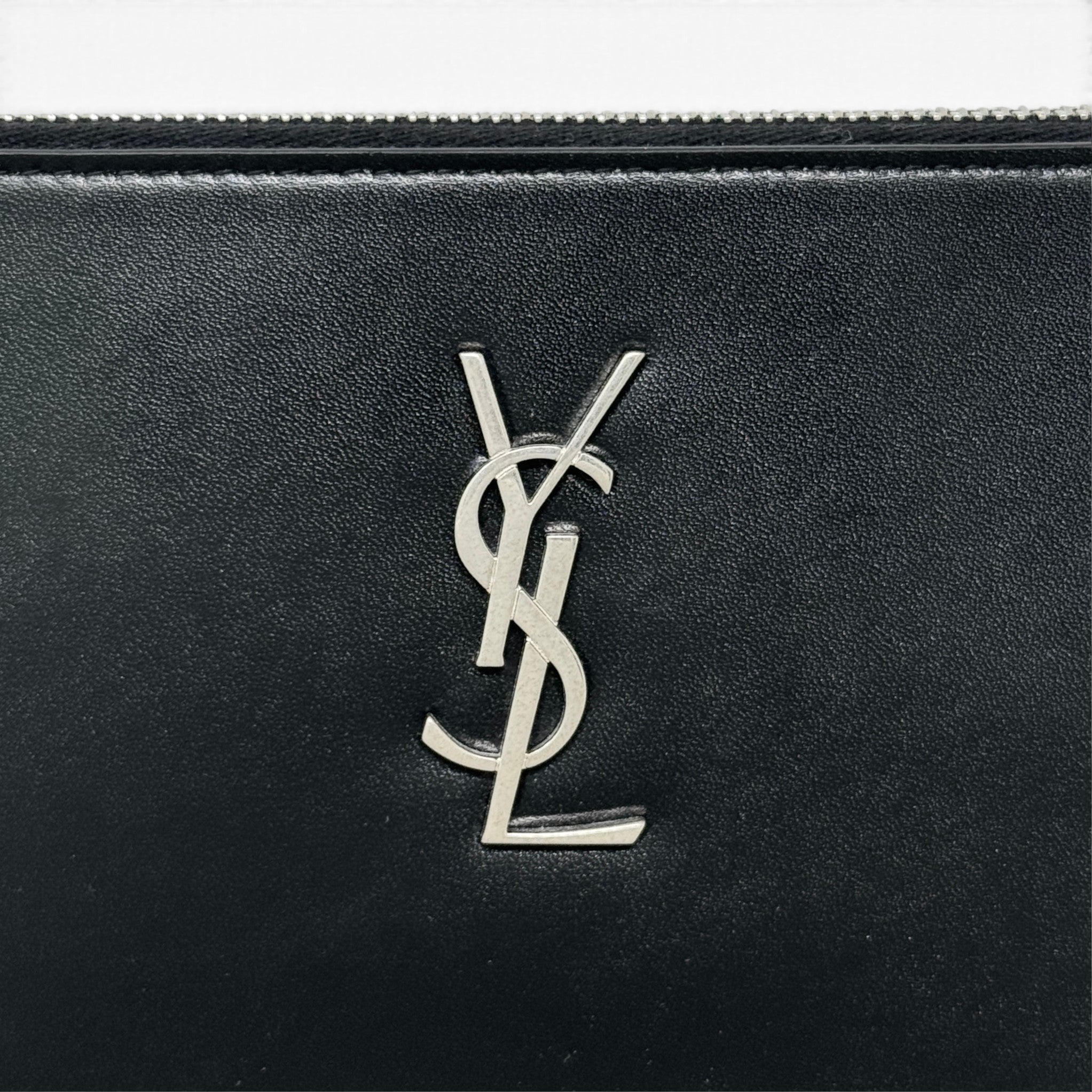 Saint Laurent Black Large Tablet Pouch