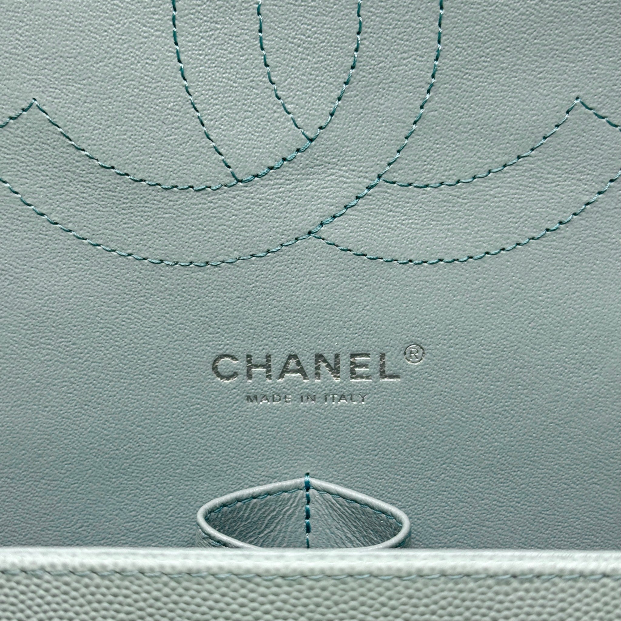 Chanel Blue Jumbo Classic Flap