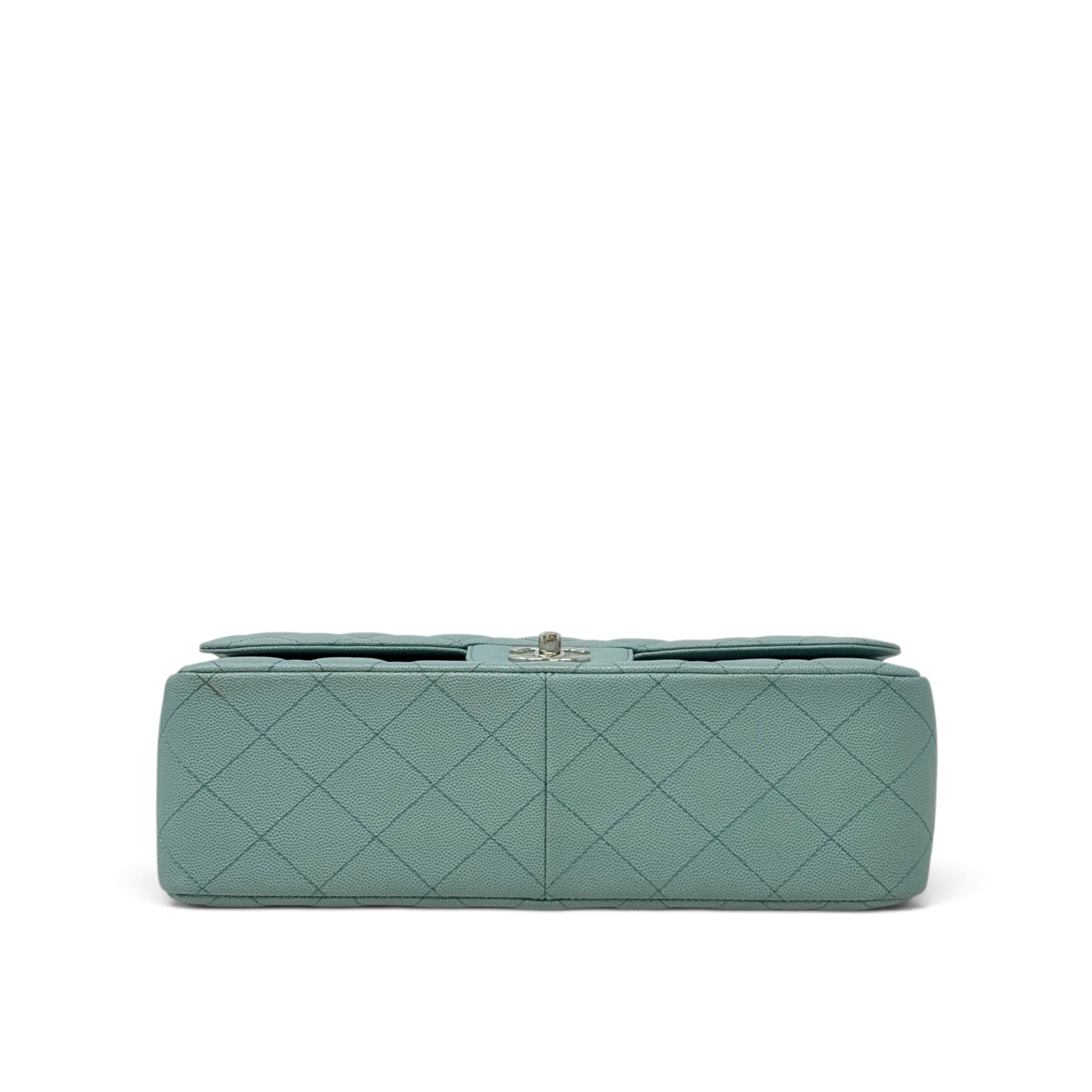 Chanel Blue Jumbo Classic Flap