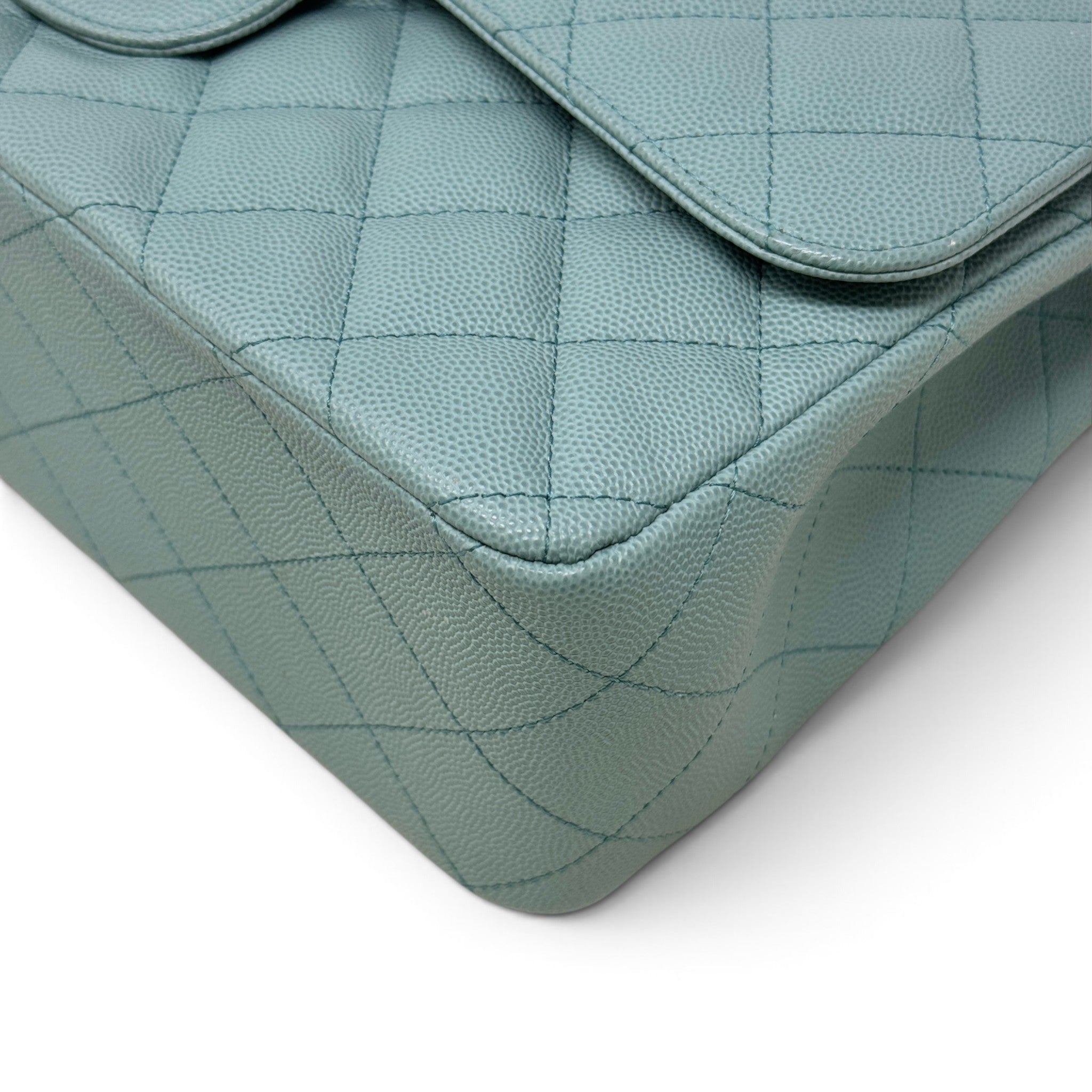 Chanel Blue Jumbo Classic Flap