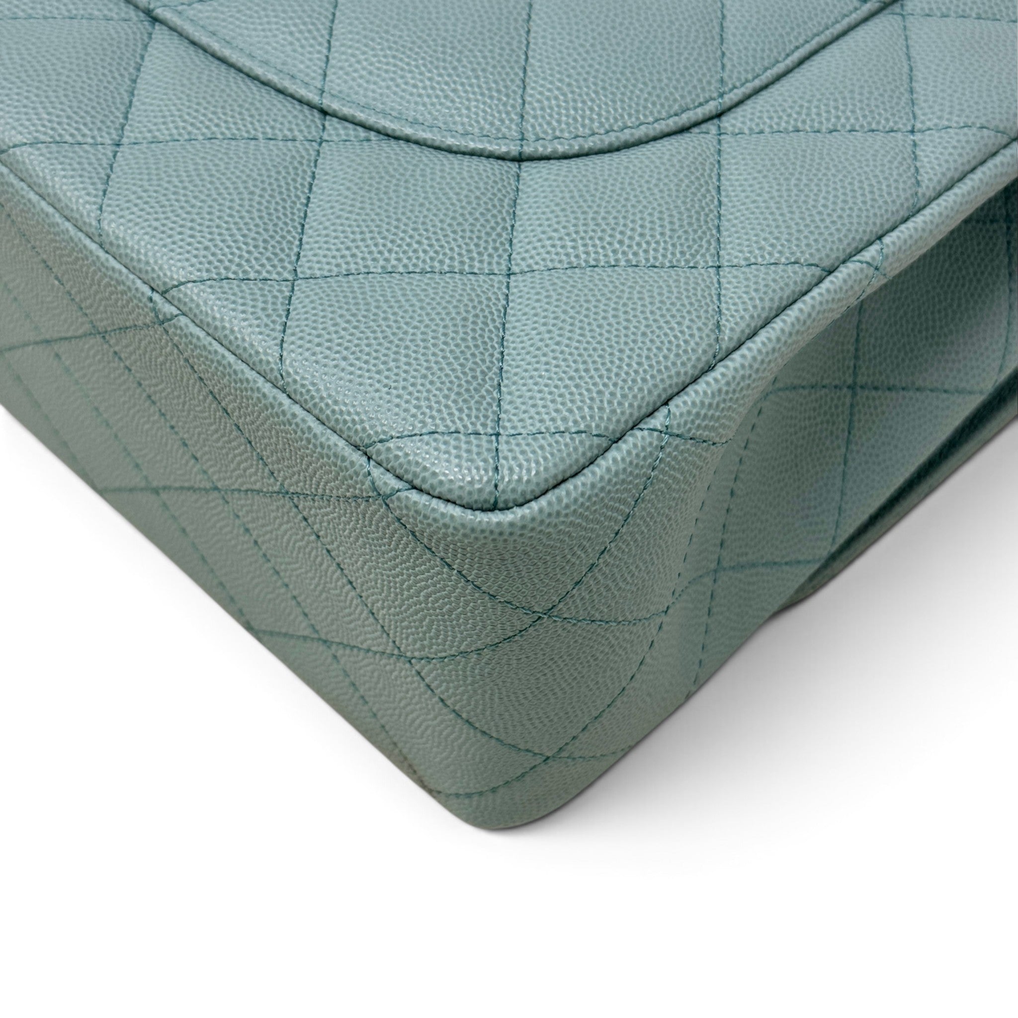 Chanel Blue Jumbo Classic Flap