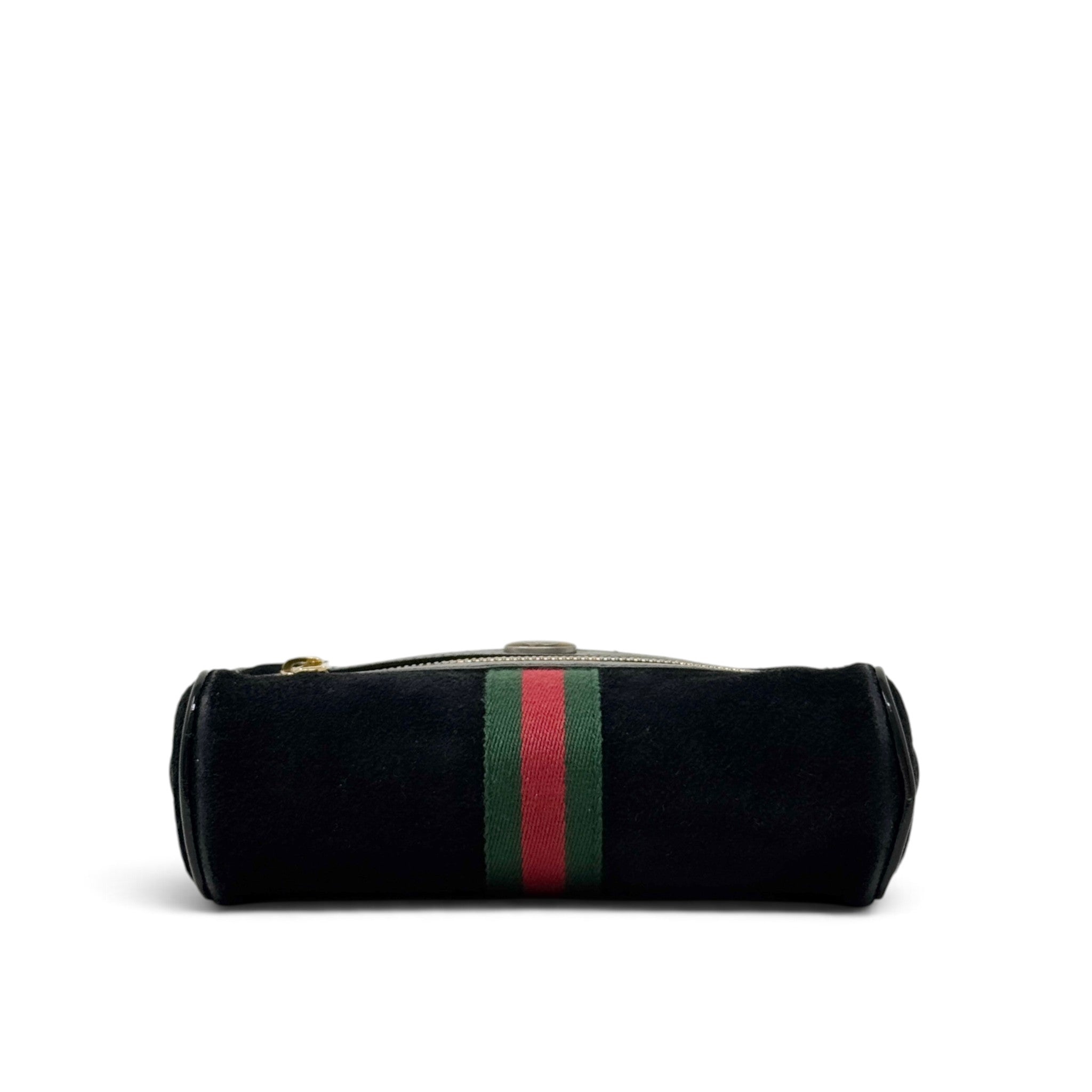 Gucci Black Suede Mini Ophidia Belt Bag