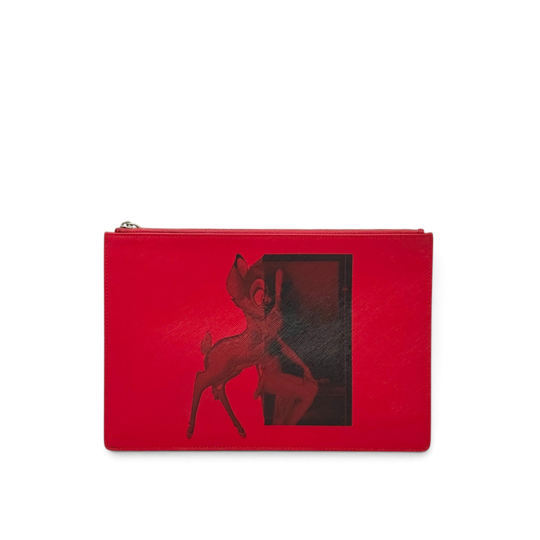 Givenchy Red Medium Bambi Pouch