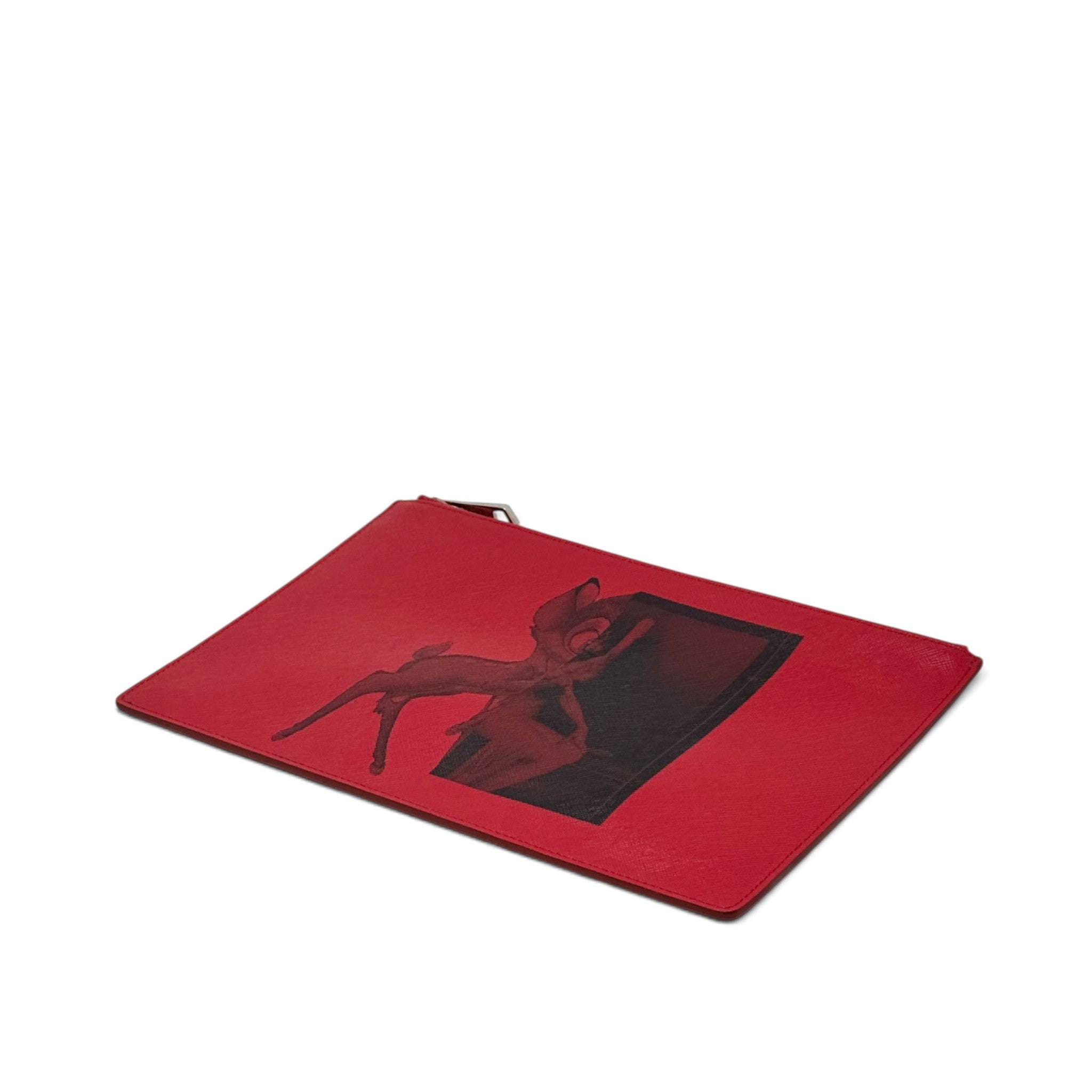 Givenchy Red Medium Bambi Pouch