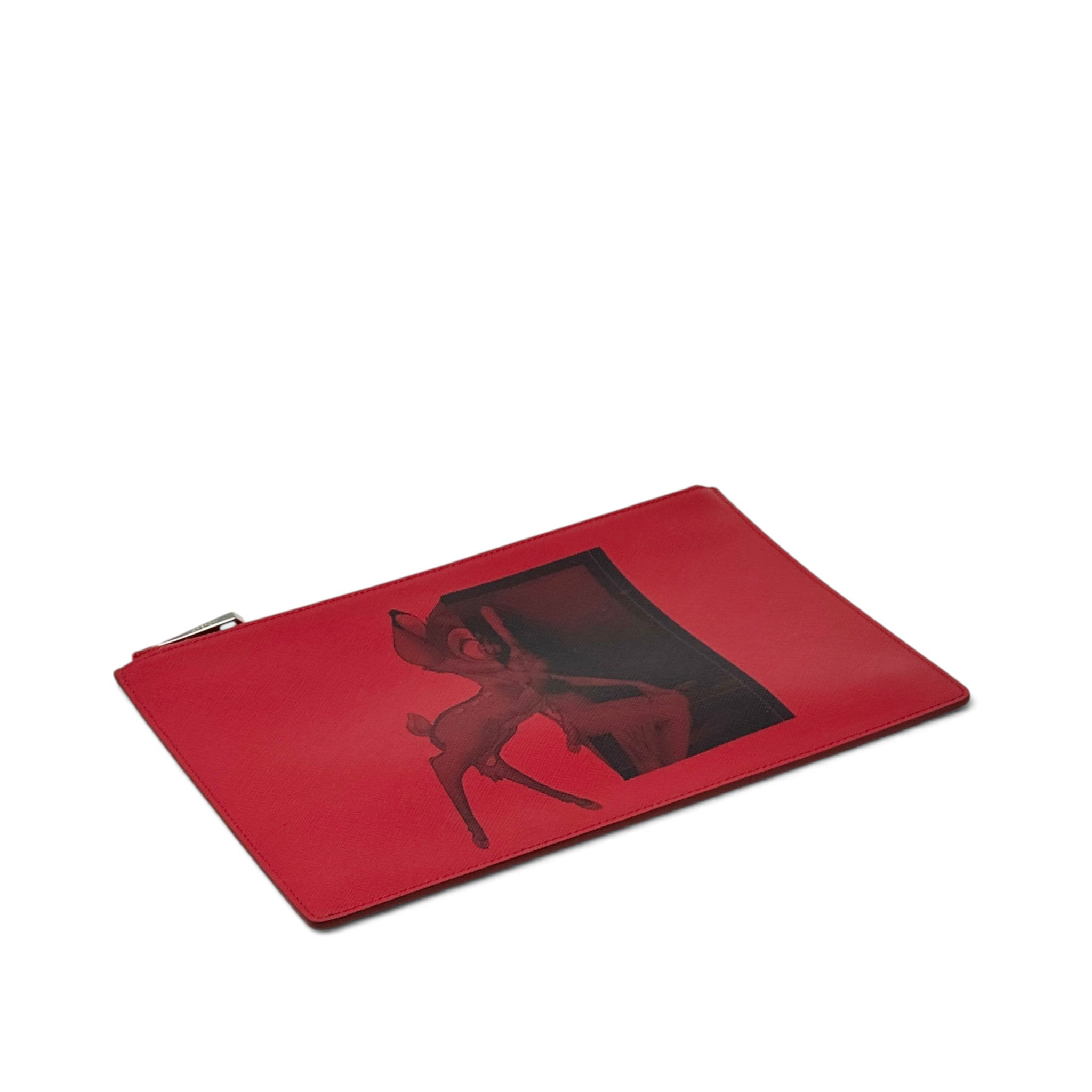 Givenchy Red Medium Bambi Pouch