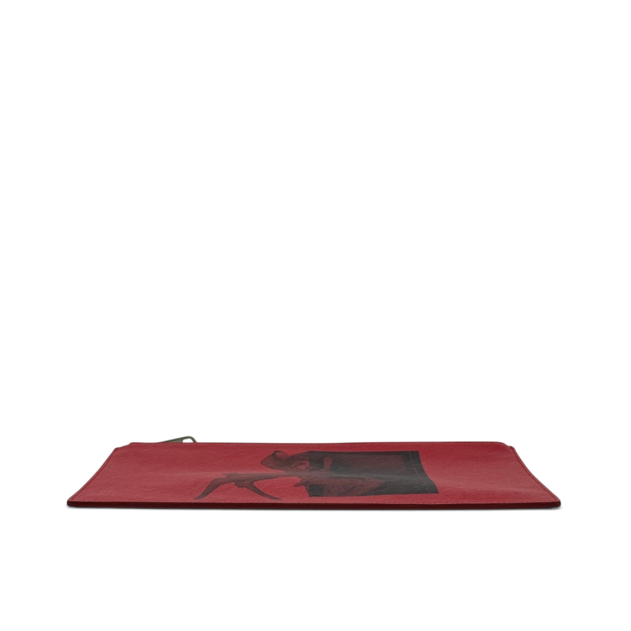 Givenchy Red Medium Bambi Pouch
