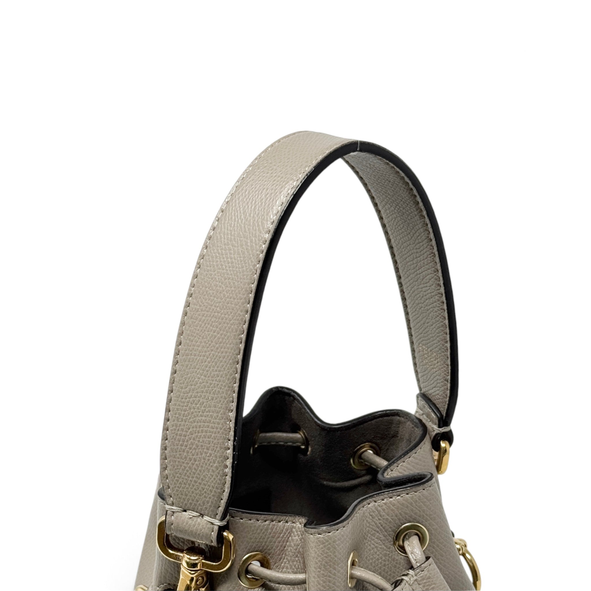 Fendi Grey Small Mon Tresor Bucket Bag
