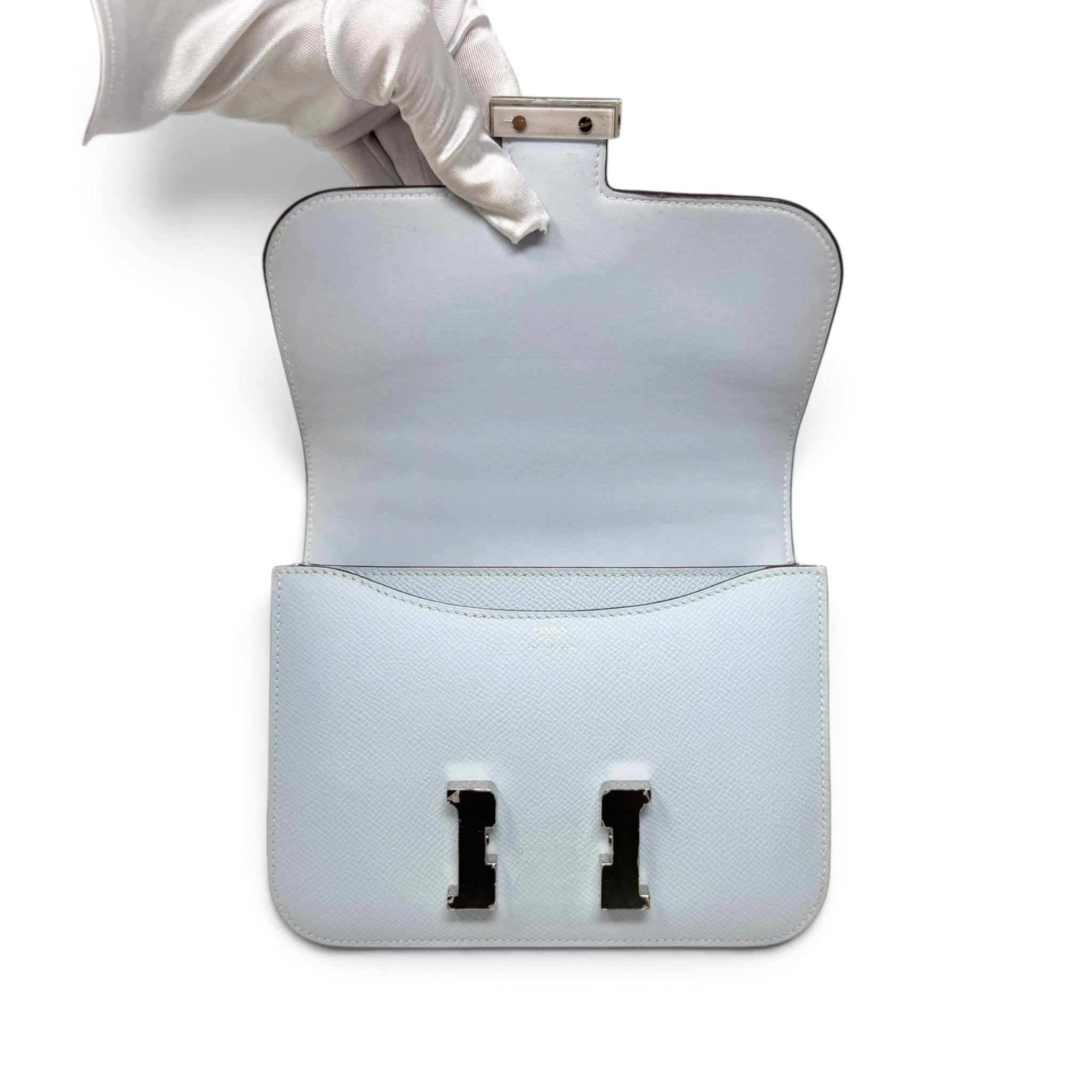 Hermes Bleu Brume Epsom Constance 18