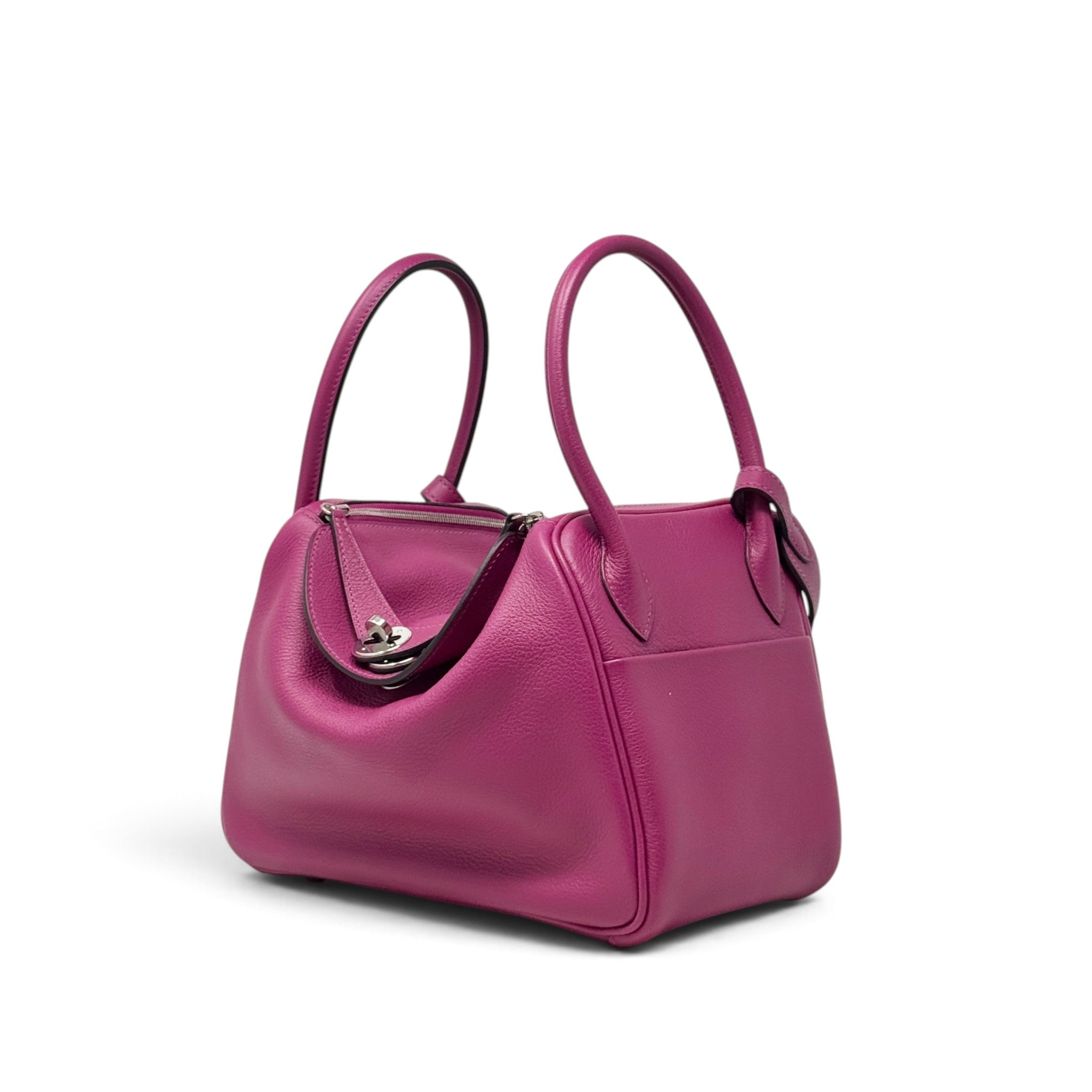 Hermes Rose Pourpre Clemence Lindy 26