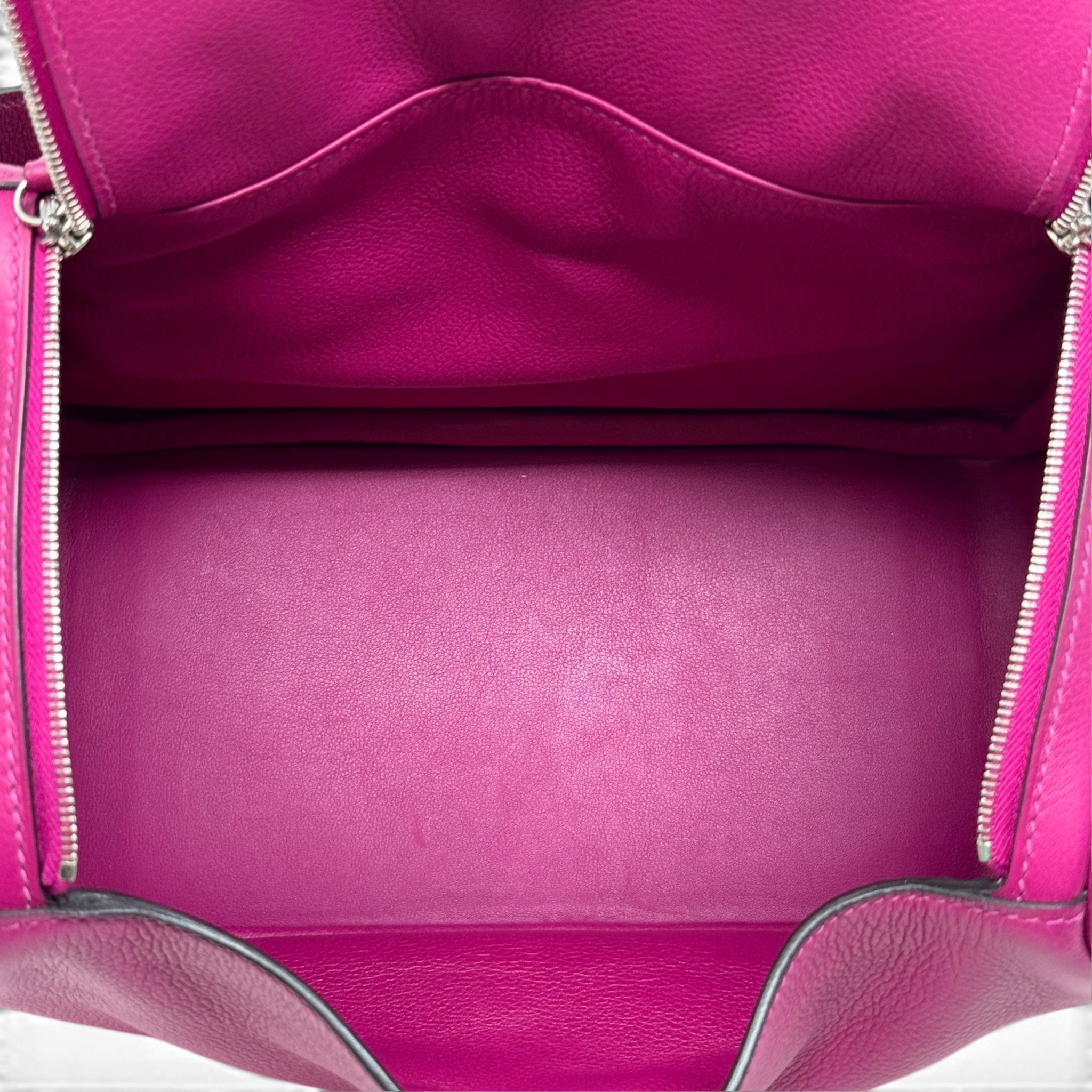 Hermes Rose Pourpre Clemence Lindy 26